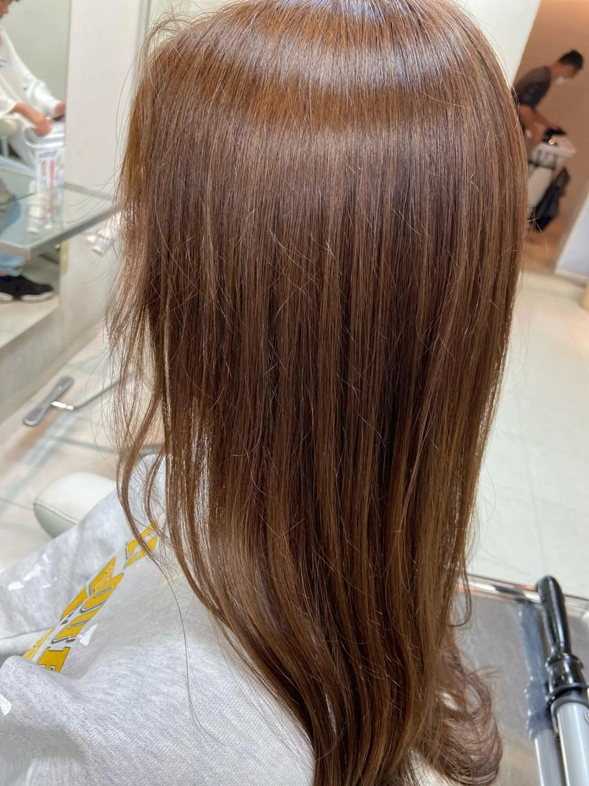 ロング カラー 顔周りカット カット ヘアカラー トリートメント 菊地 美憂のヘアスタイル