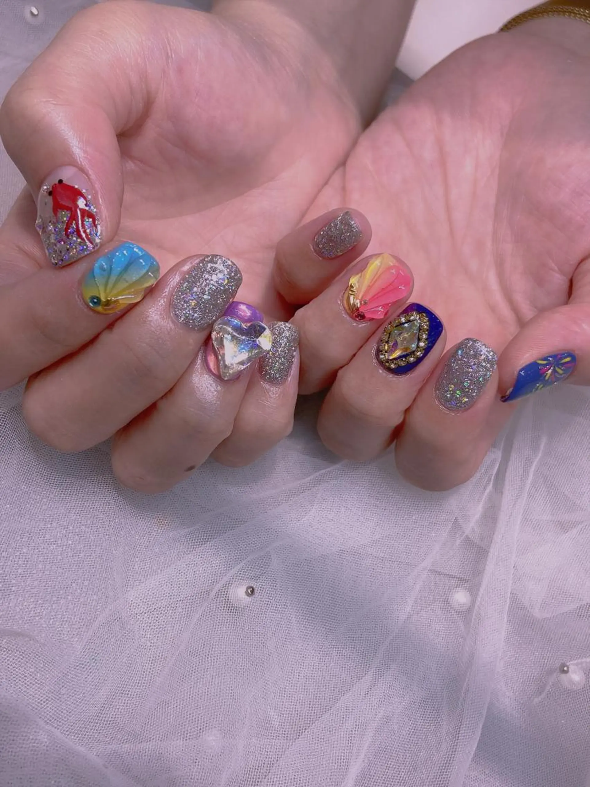 ネイル 長さだし専門店 M2　rikaのネイルデザイン