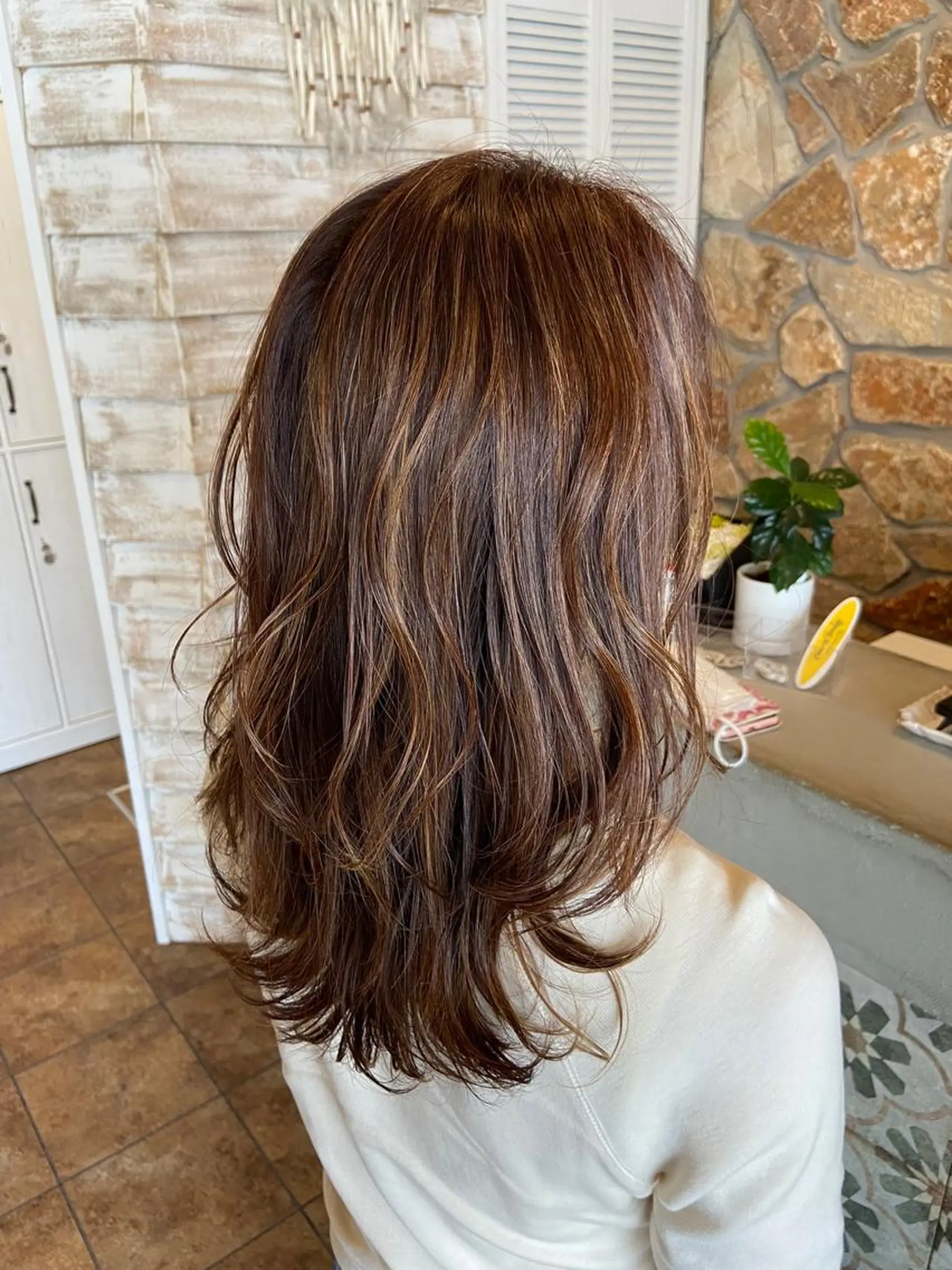 セミロング カラー 🛼Michi 【ミチ】🛼のヘアスタイル