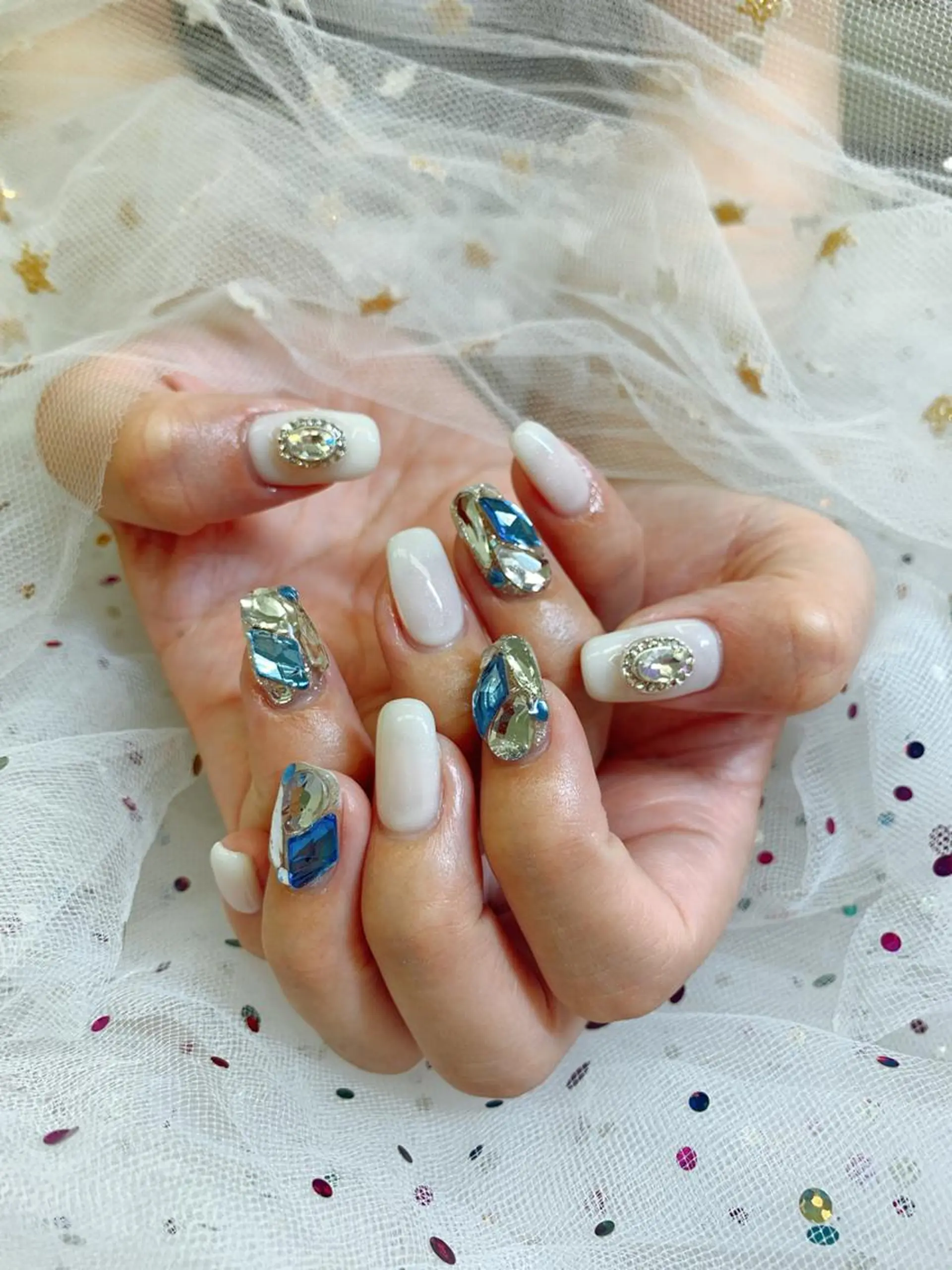 ネイル カラー 🦋ネイルサロン ブラン🌈ゆりのネイルデザイン