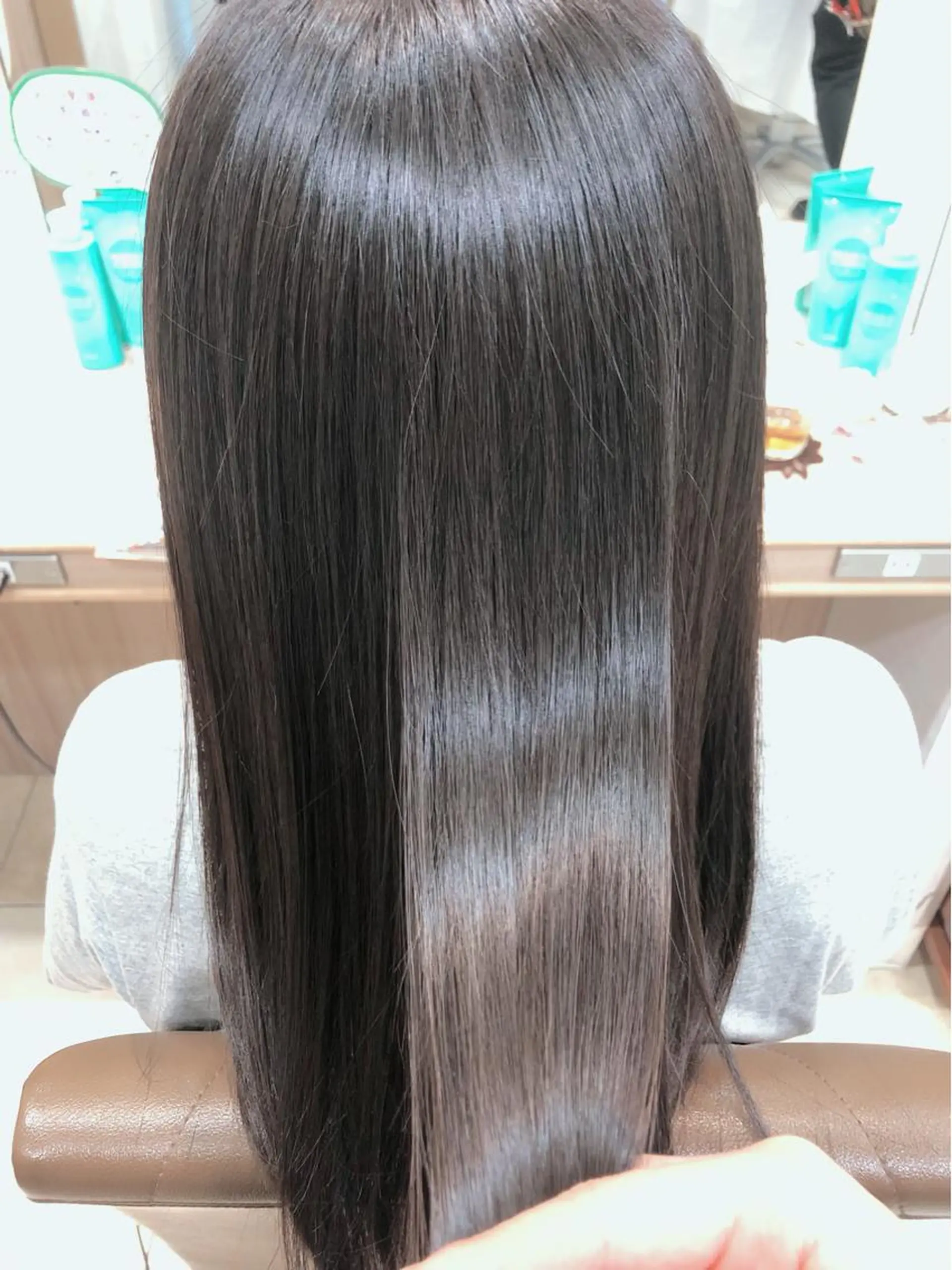 ロング パーマ カット ヘアカラー トリートメント 産休中です。 🌹sayu🌹のヘアスタイル