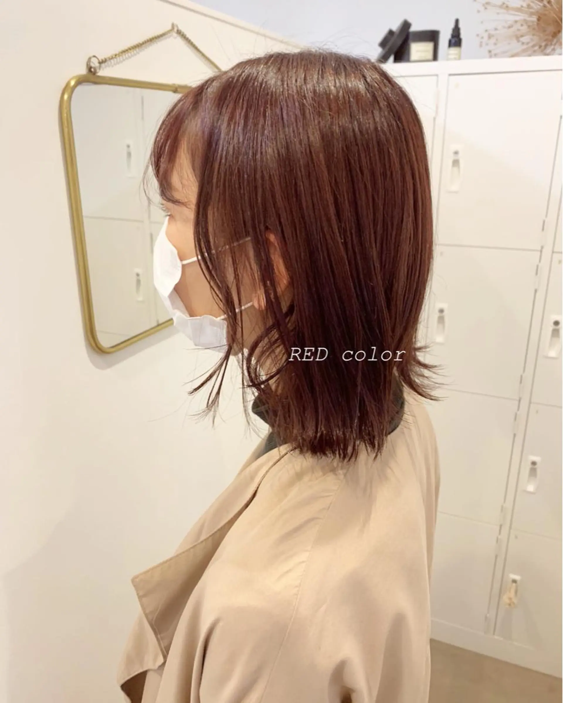 ミディアム カラー 佐藤 永夏のヘアスタイル