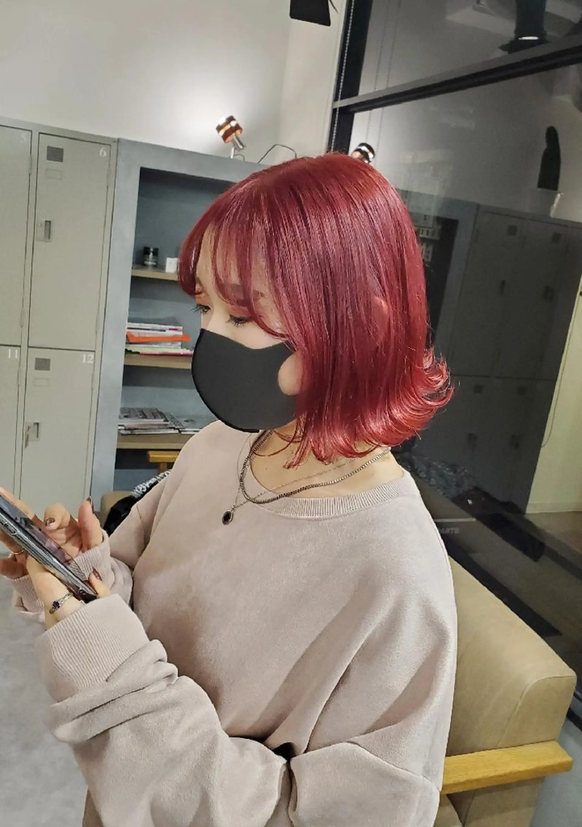 ミディアム カット ヘアカラー トリートメント ✨本日空きあります✨ 遠田コウヘイ🌟のヘアスタイル