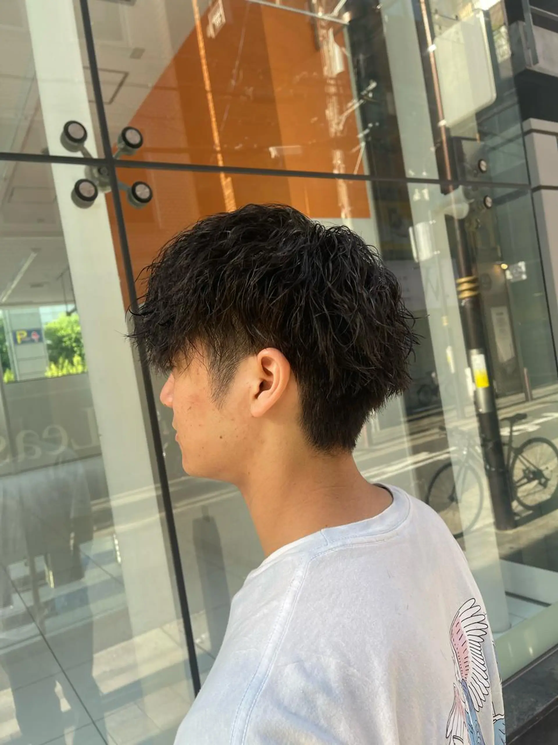 パーマ メンズ カット &chaLme   心斎橋所属・emi/髪質改善/ 韓国風/艶カラーのヘアスタイル