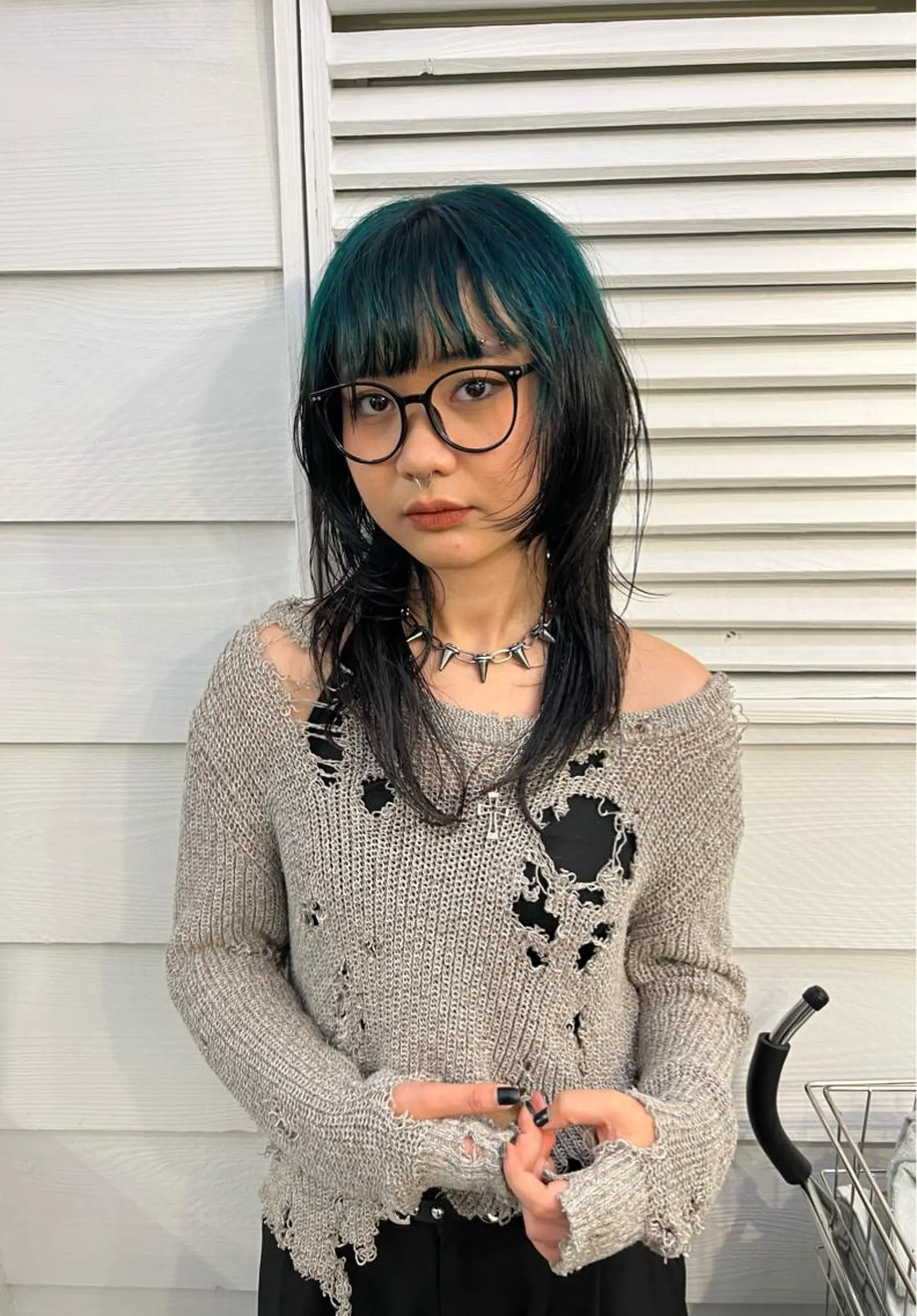 セミロング 退色まで透明感ある ダブルカラー/リクのヘアスタイル