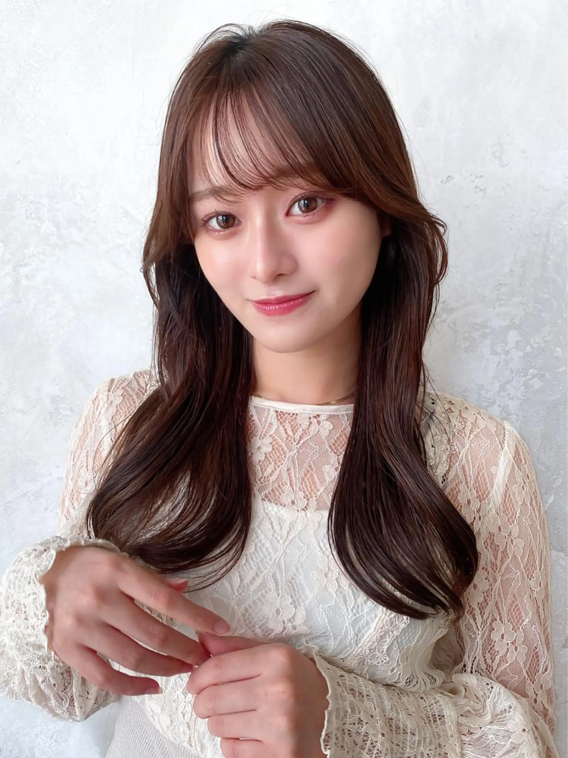 セミロング カラー ベージュカラー ブラウンカラー ブラウンベージュ くびれヘア 顔周りカット カット ヘアカラー トリートメント 顔周り/くびれヘア 韓国ヘア💕風間るなのヘアスタイル