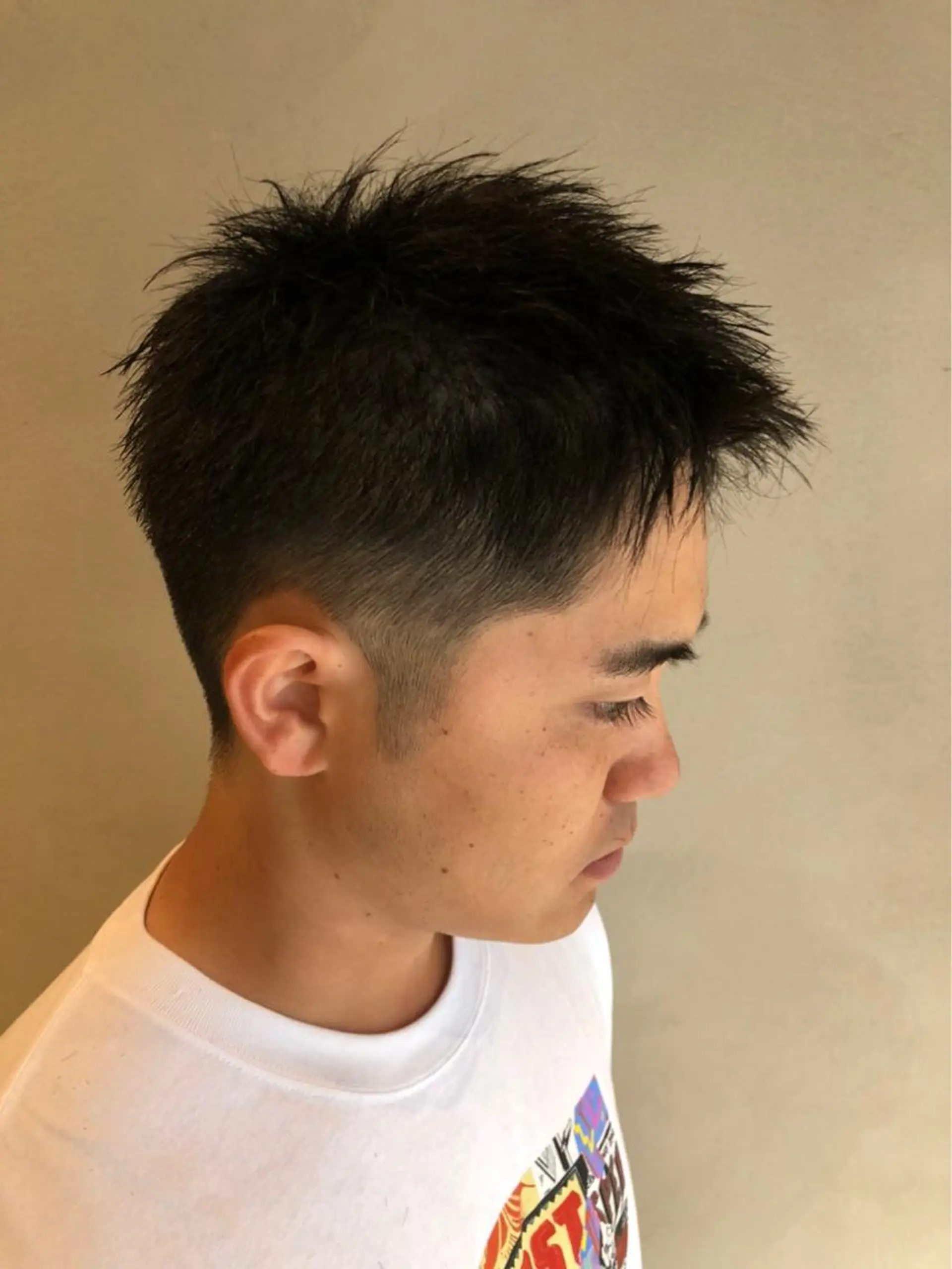 メンズ 上石神井メンズパーマ 飯田徹のヘアスタイル