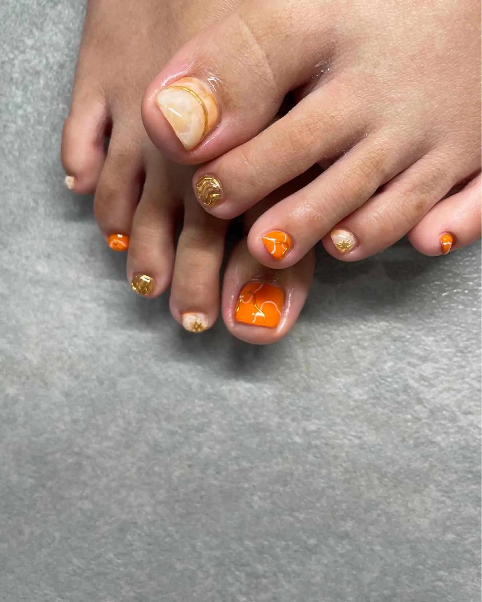 ネイル アートネイル フットネイル ハンドネイル フットネイル kiii.__ ✴︎*のネイルデザイン