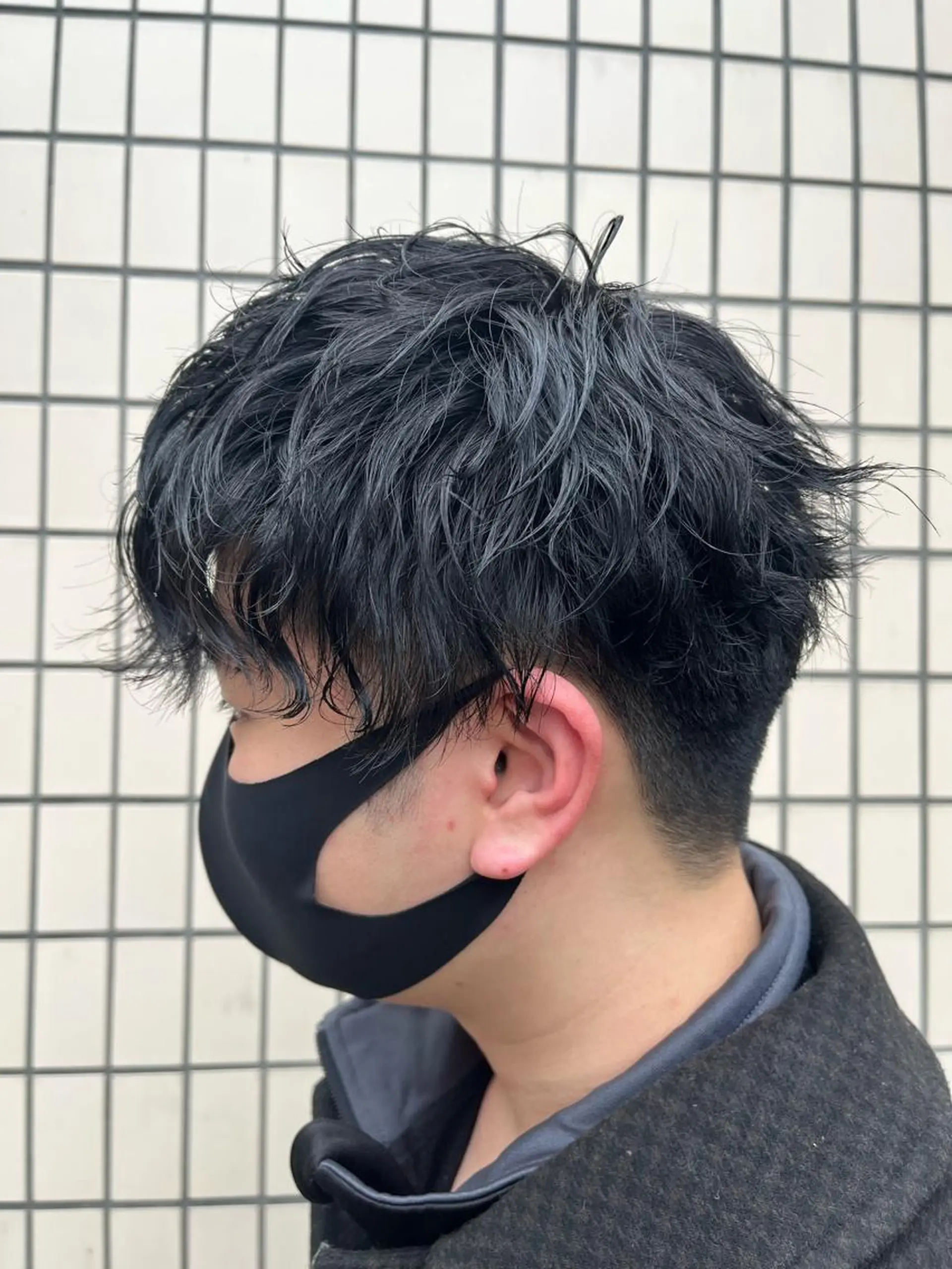 ショート パーマ メンズ メンズパーマ ツイストスパイラルパーマ スパイラルパーマ Lily hair所属・メンズ’ショート特化 クロスのヘアスタイル