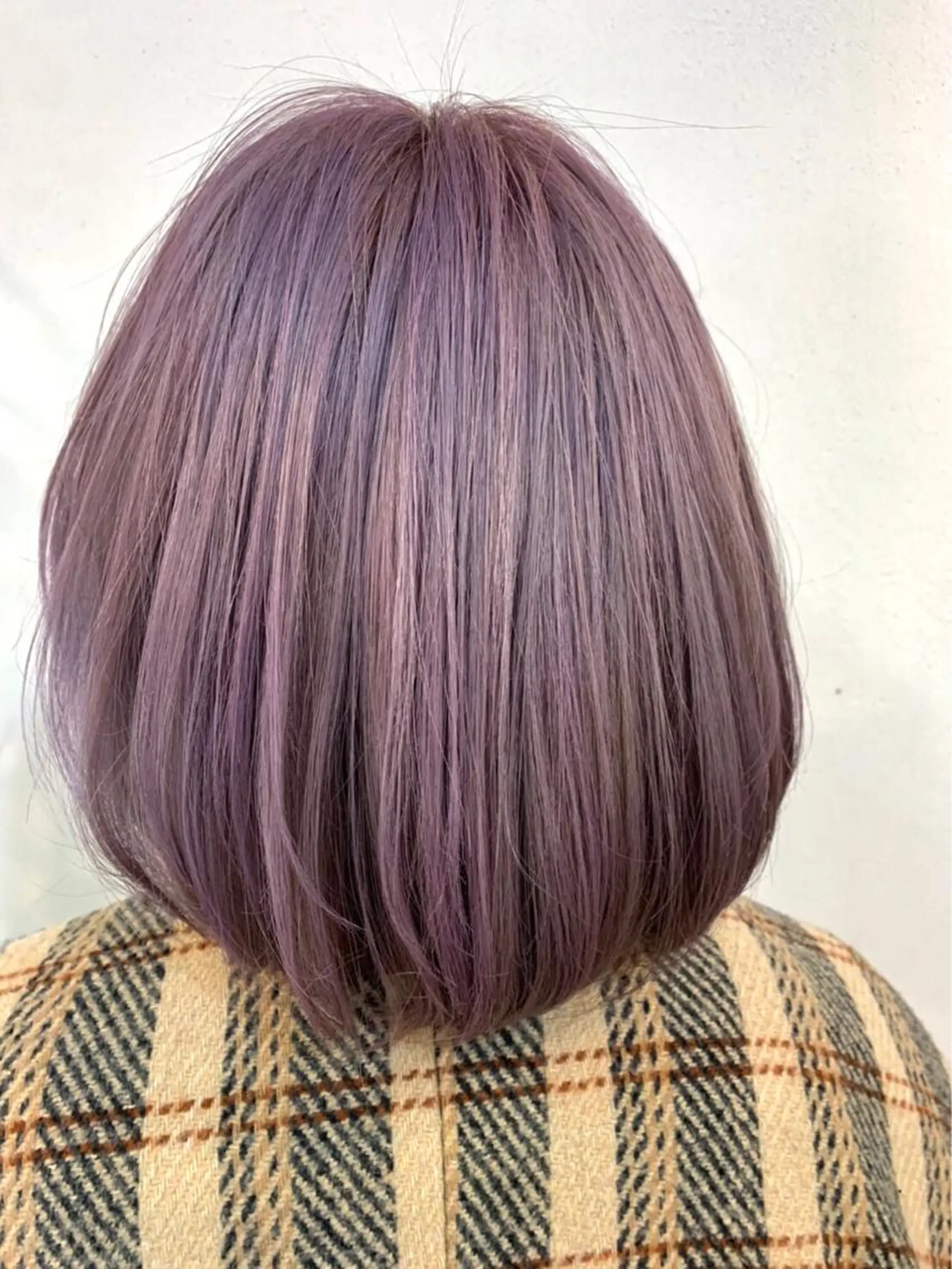 ミディアム カラー ベージュカラー ハイトーンカラー 【韓国ヘア×透明感 カラー】笹谷 莉未のヘアスタイル