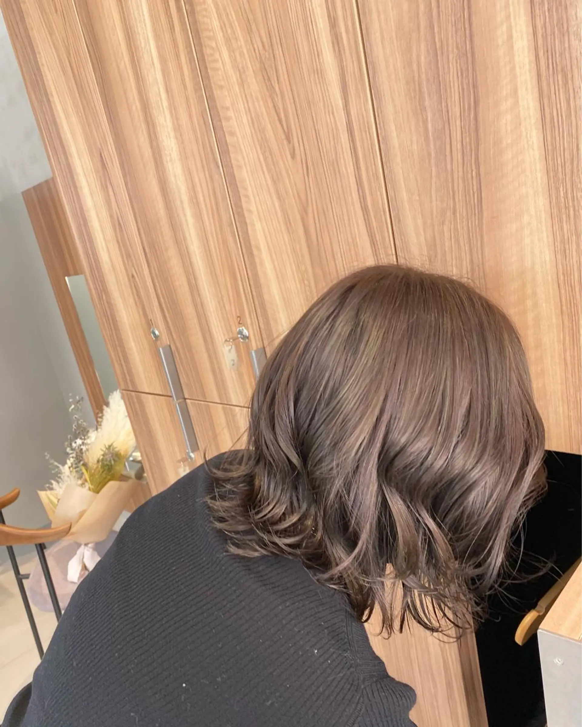 カラー 透明感モテ艶髪カラー Gallicaイリサのヘアスタイル