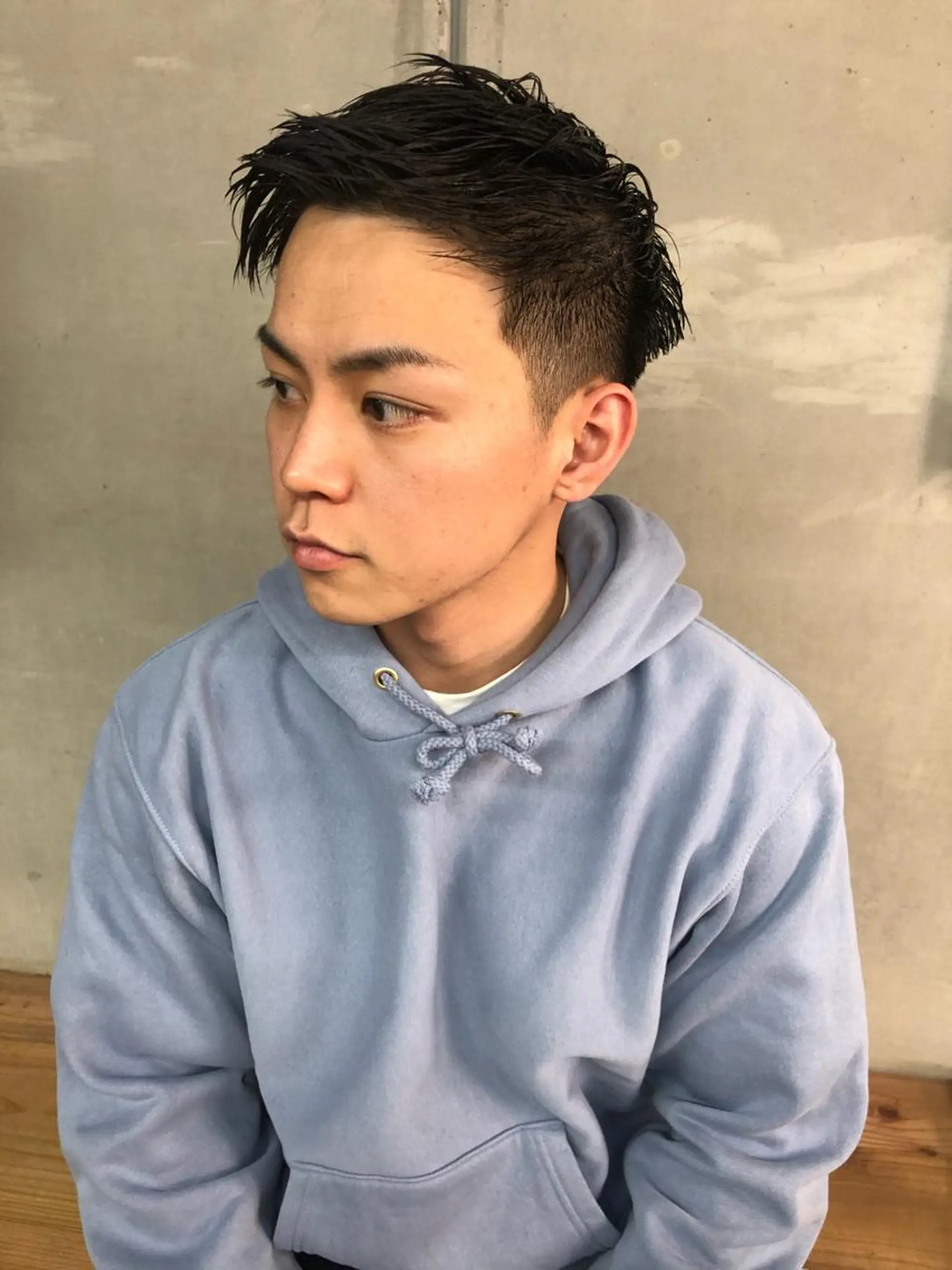 ショート カラー パーマ ヘアアレンジ メンズ BRUNTJET所属・MAEDA MADOKAのヘアスタイル