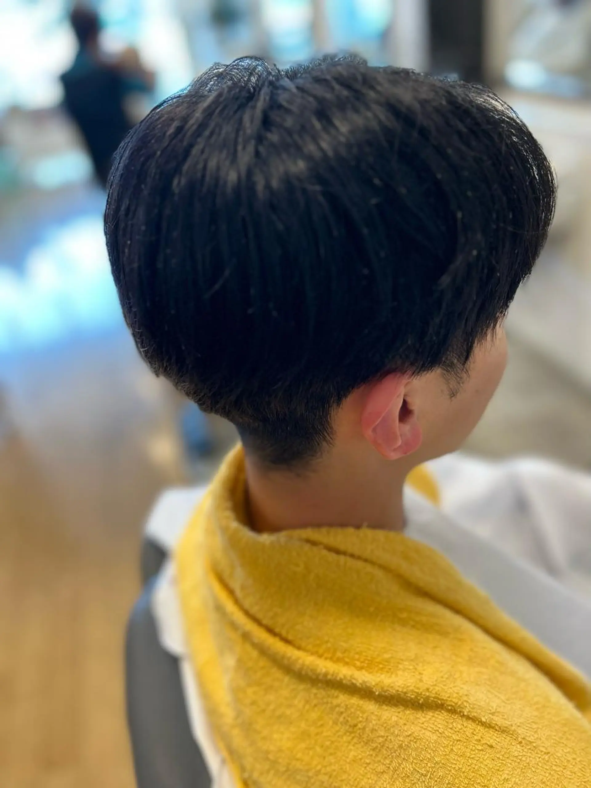 ショート メンズ センターパート 刈り上げ カット カットサロンタカハシ所属・メンズカット カズマ 理容のヘアスタイル