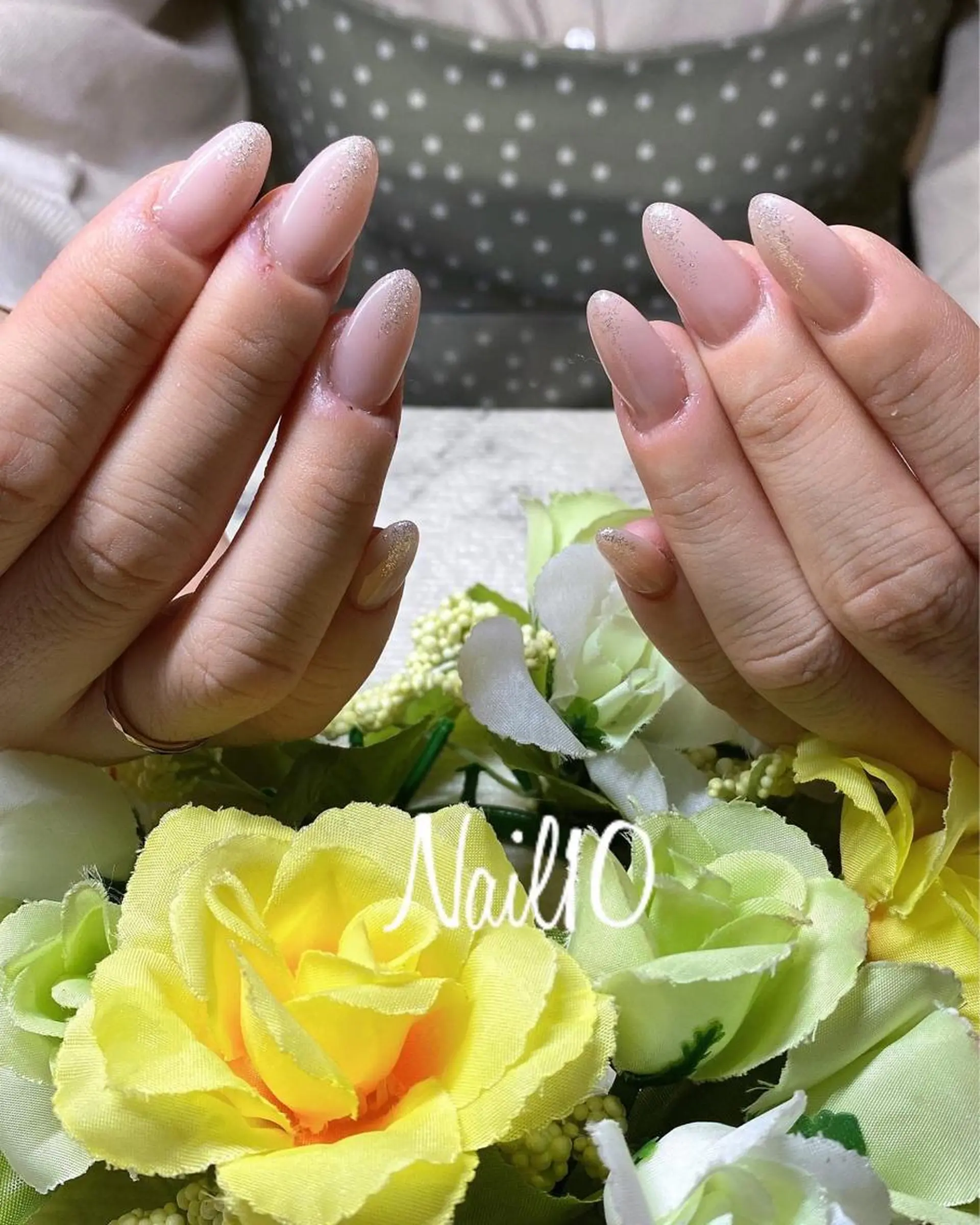 ネイル ラメ(グリッター) ラメグラデーション スカルプネイル Nail10 Kakoのネイルデザイン