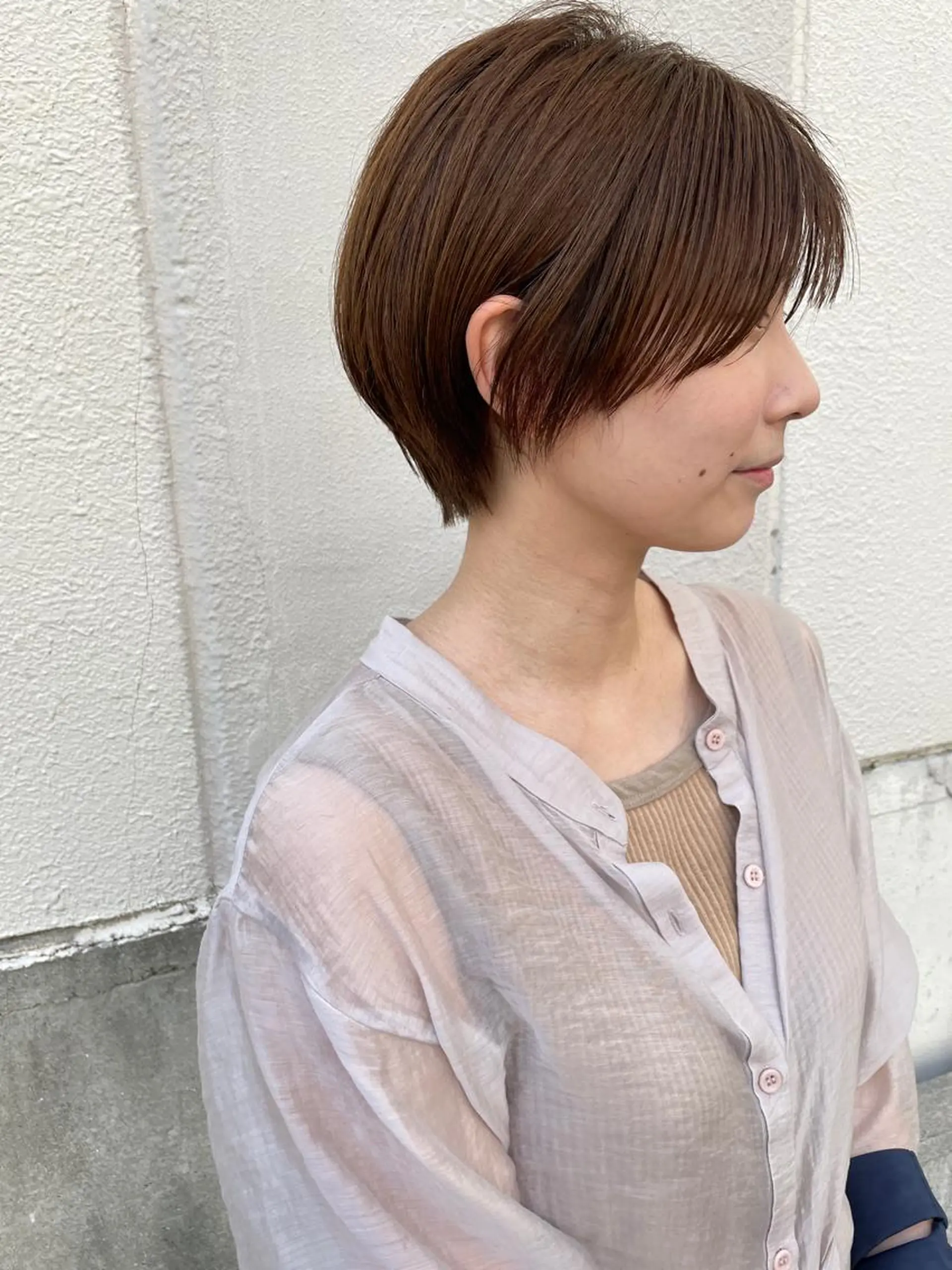 ショート ショートヘア カット ヘアカラー トリートメント さの あやねのヘアスタイル