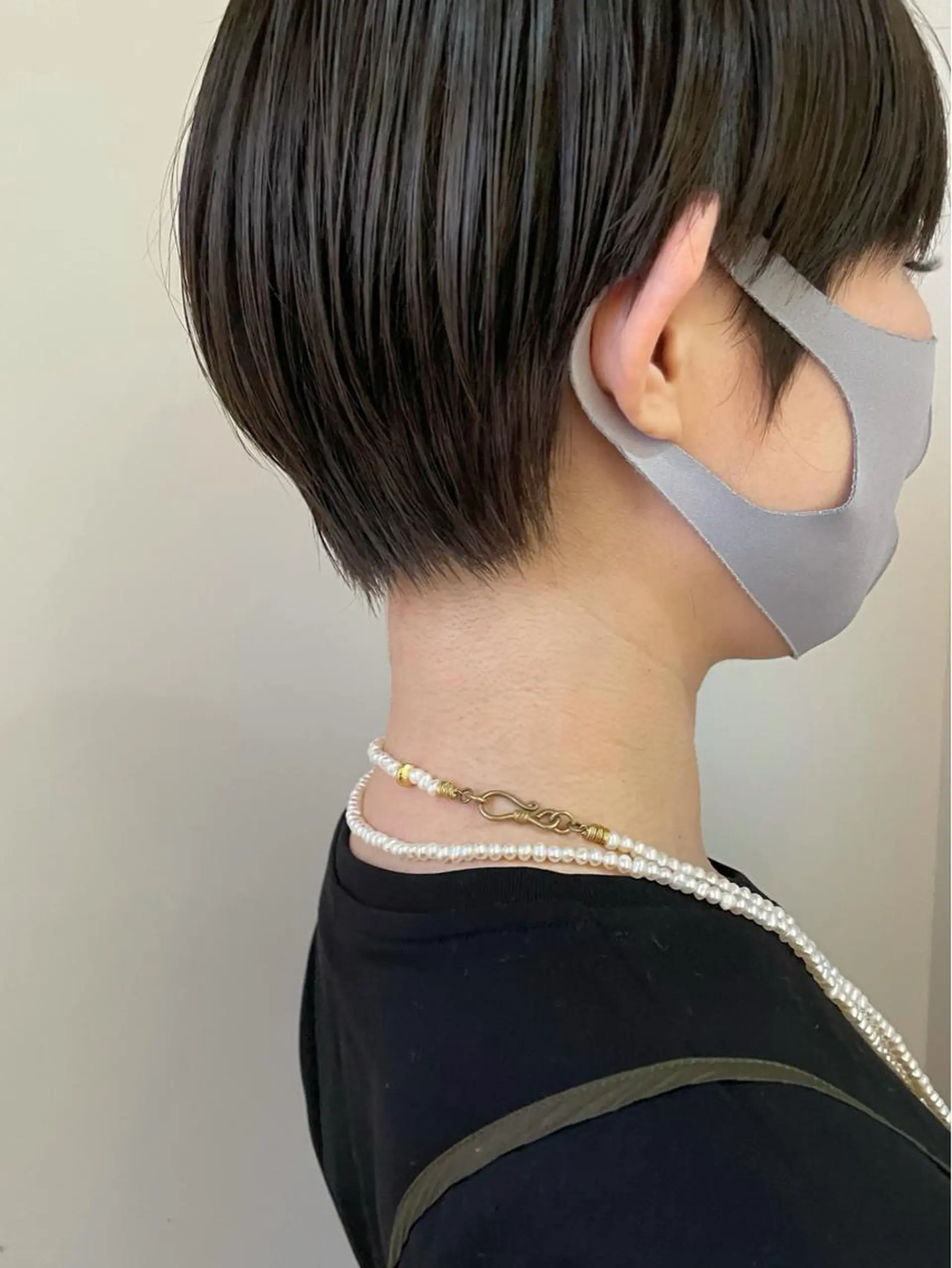 ショート カラー アッシュ ハイライトカラー ハイトーンカラー イルミナカラー インナーカラー カット ヘアカラー トリートメント 江上拓郎/ショート /酸性ストレートのヘアスタイル