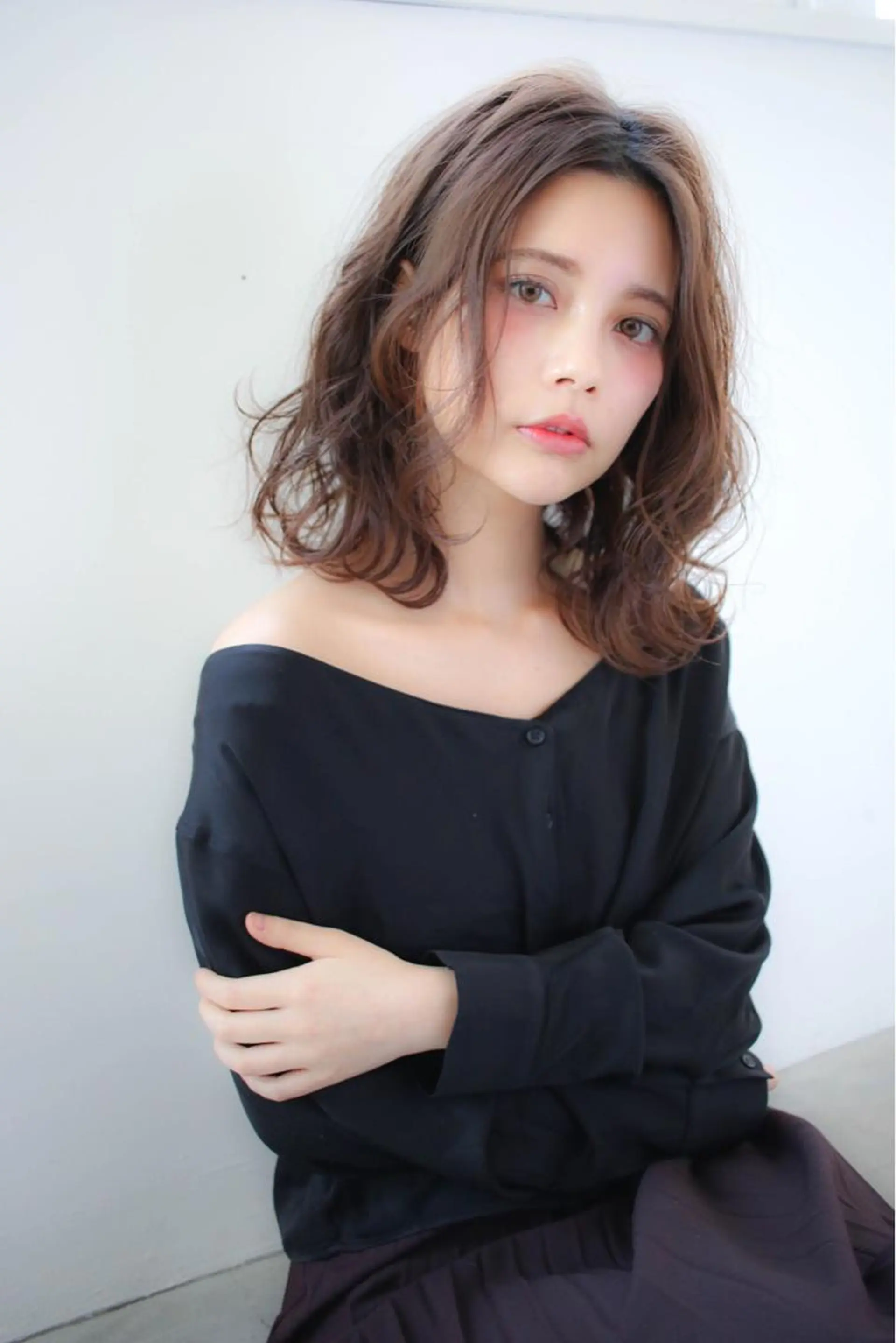 ミディアム 髪質改善縮毛矯正✨ ナリタユウヤのヘアスタイル