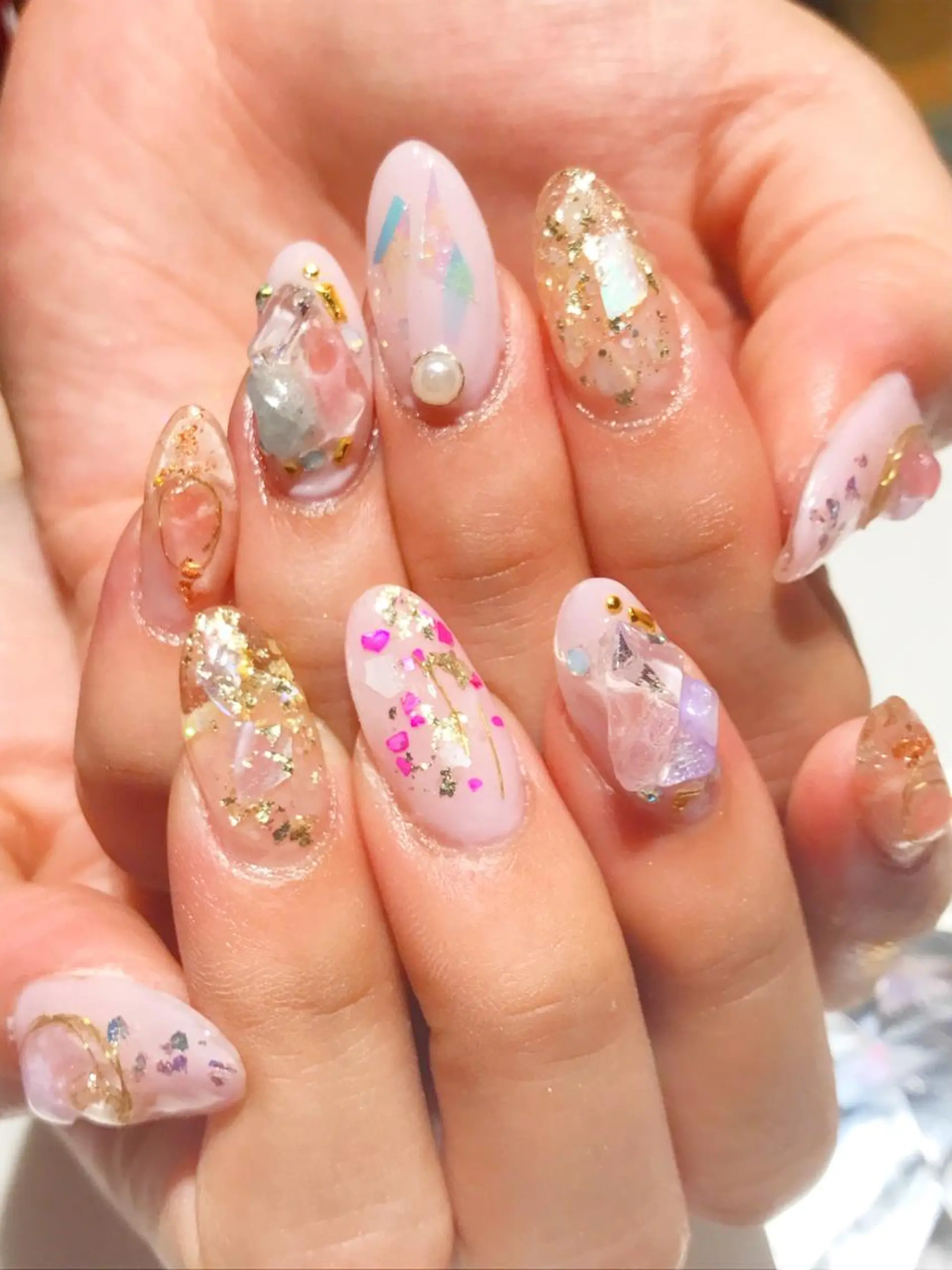 ネイル ジェルネイル 持ち込み スカルプネイル YUN 💅のネイルデザイン