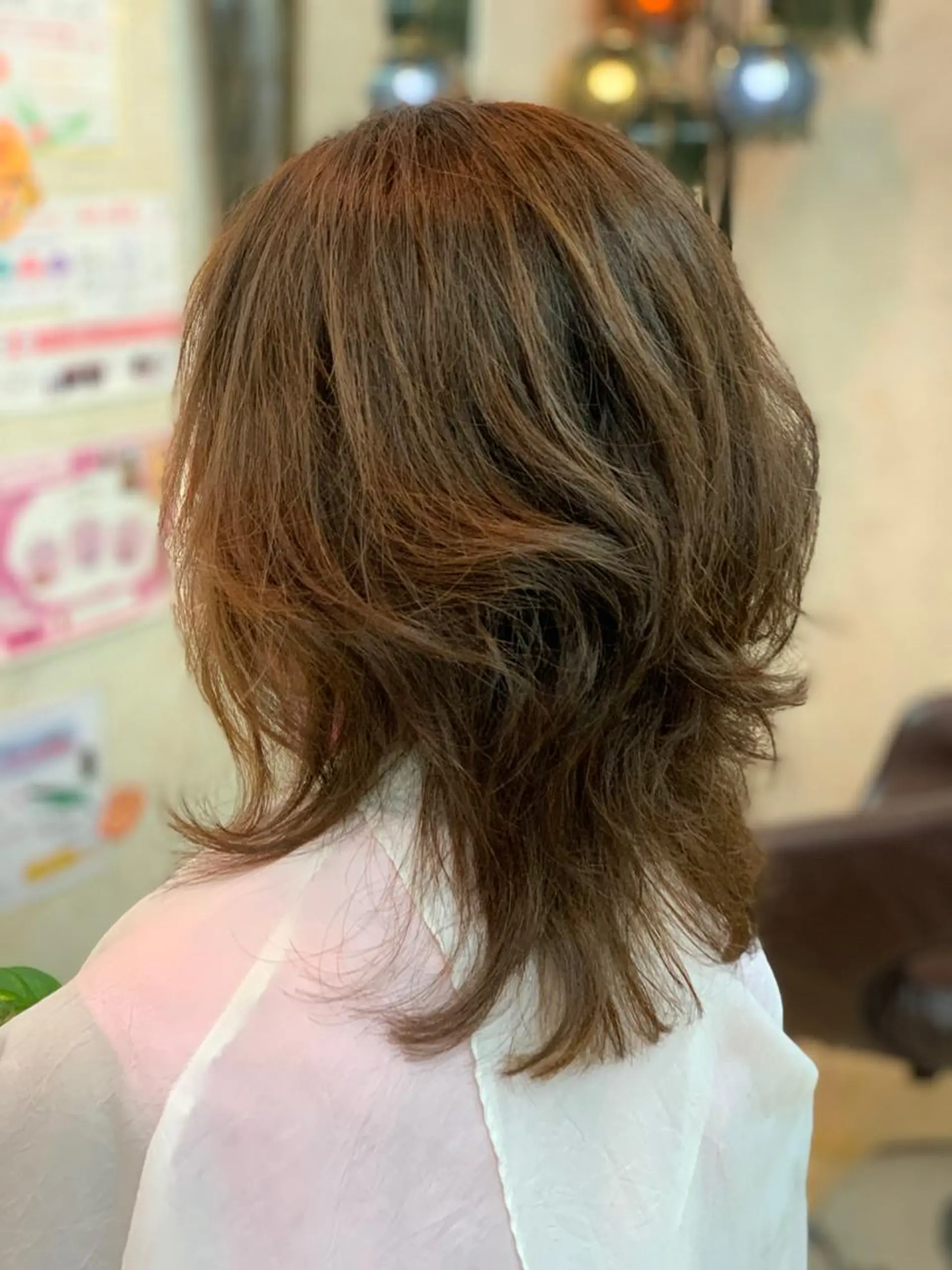 ミディアム パーマ ミディアムパーマ カット パーマ Rootes   Hair  Stage所属・春日部　間庭 寛貴のヘアスタイル