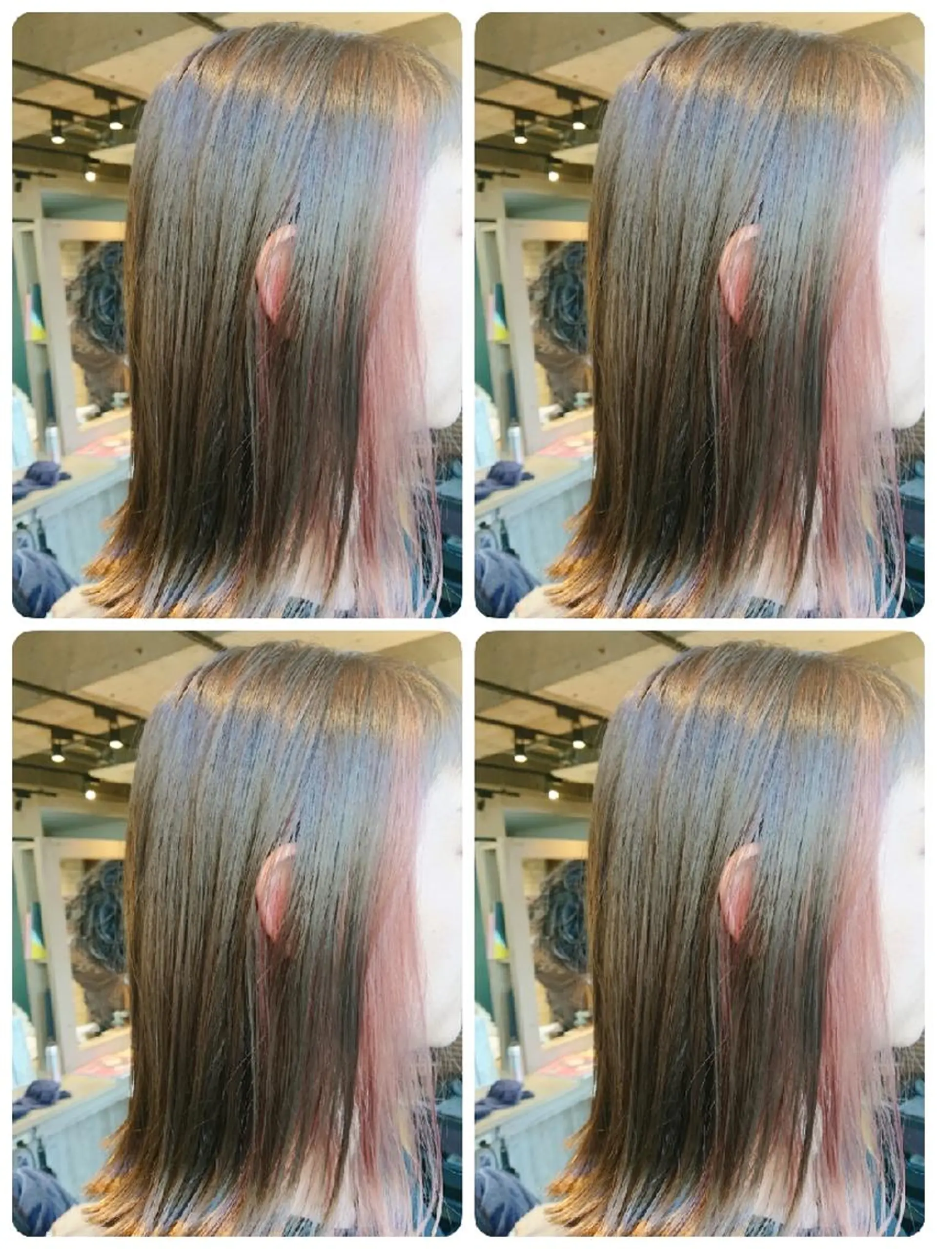 セミロング alushe 岡 陽子のヘアスタイル