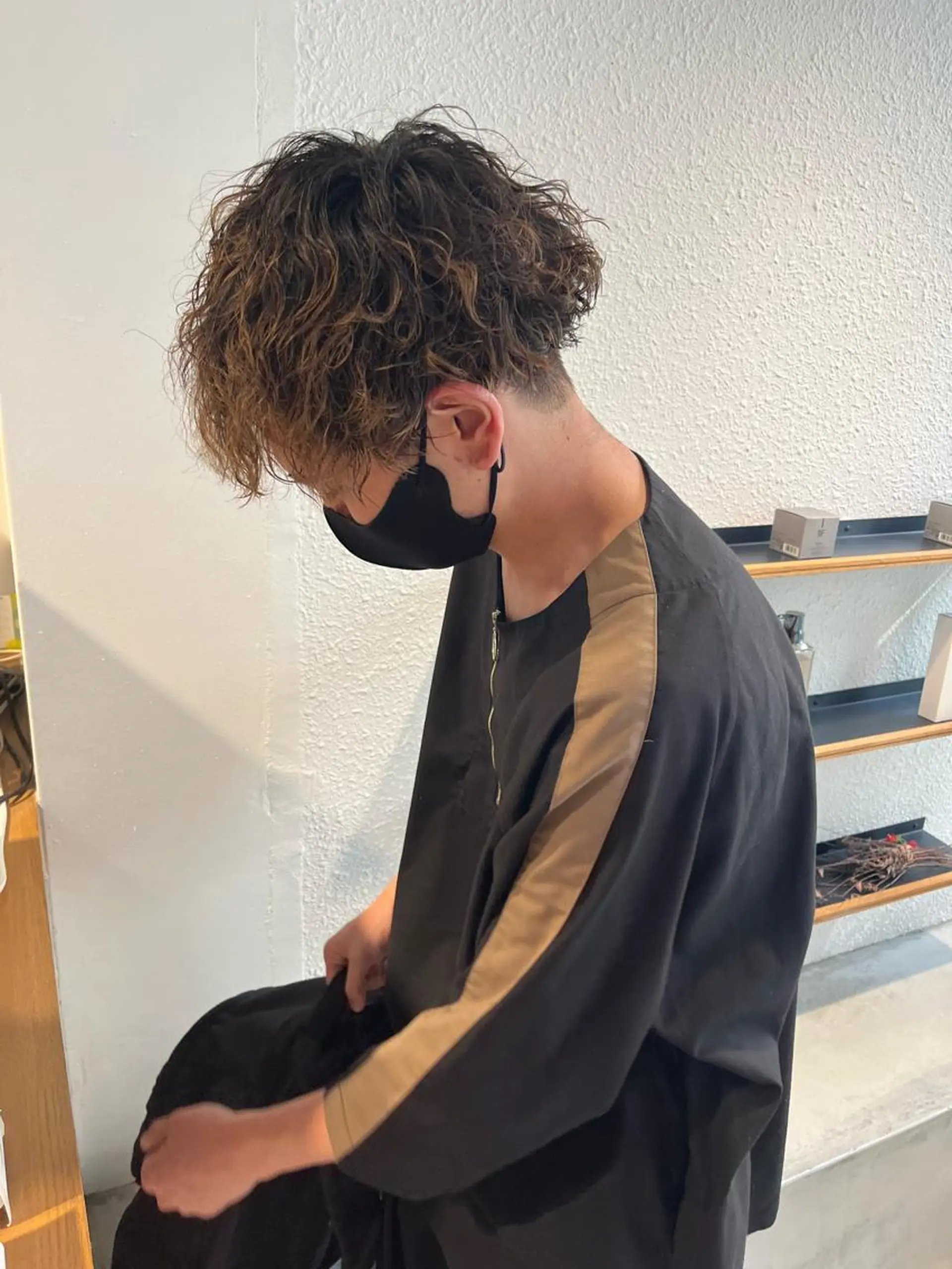 ショート パーマ ヘアアレンジ メンズ メンズパーマ メンズツイストパーマ スパイラルパーマ ツイストパーマ メンズパーマの達人 🌟川内絵人のヘアスタイル