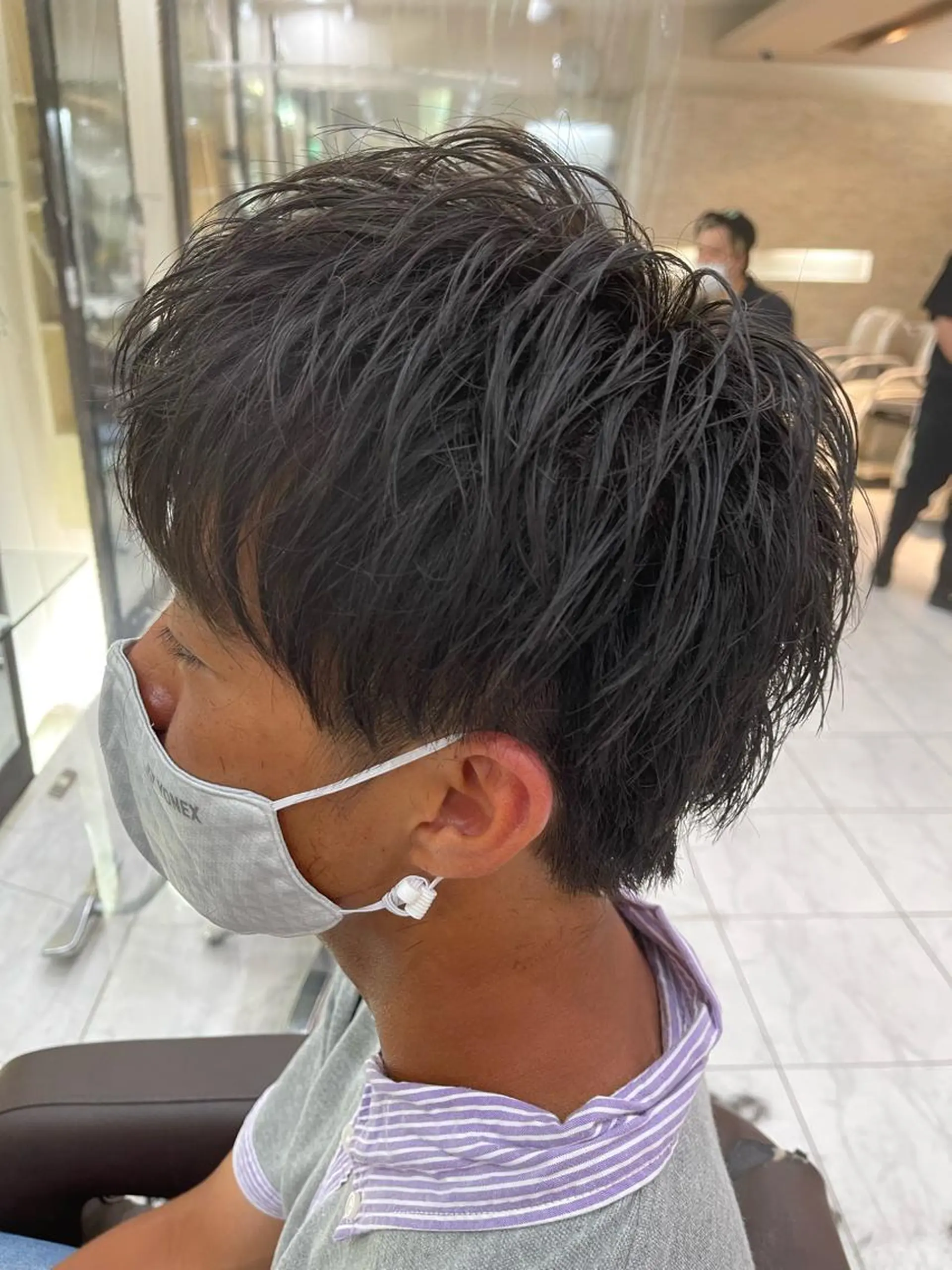 ショート ❄️メンズカット 落合諒❄️のヘアスタイル