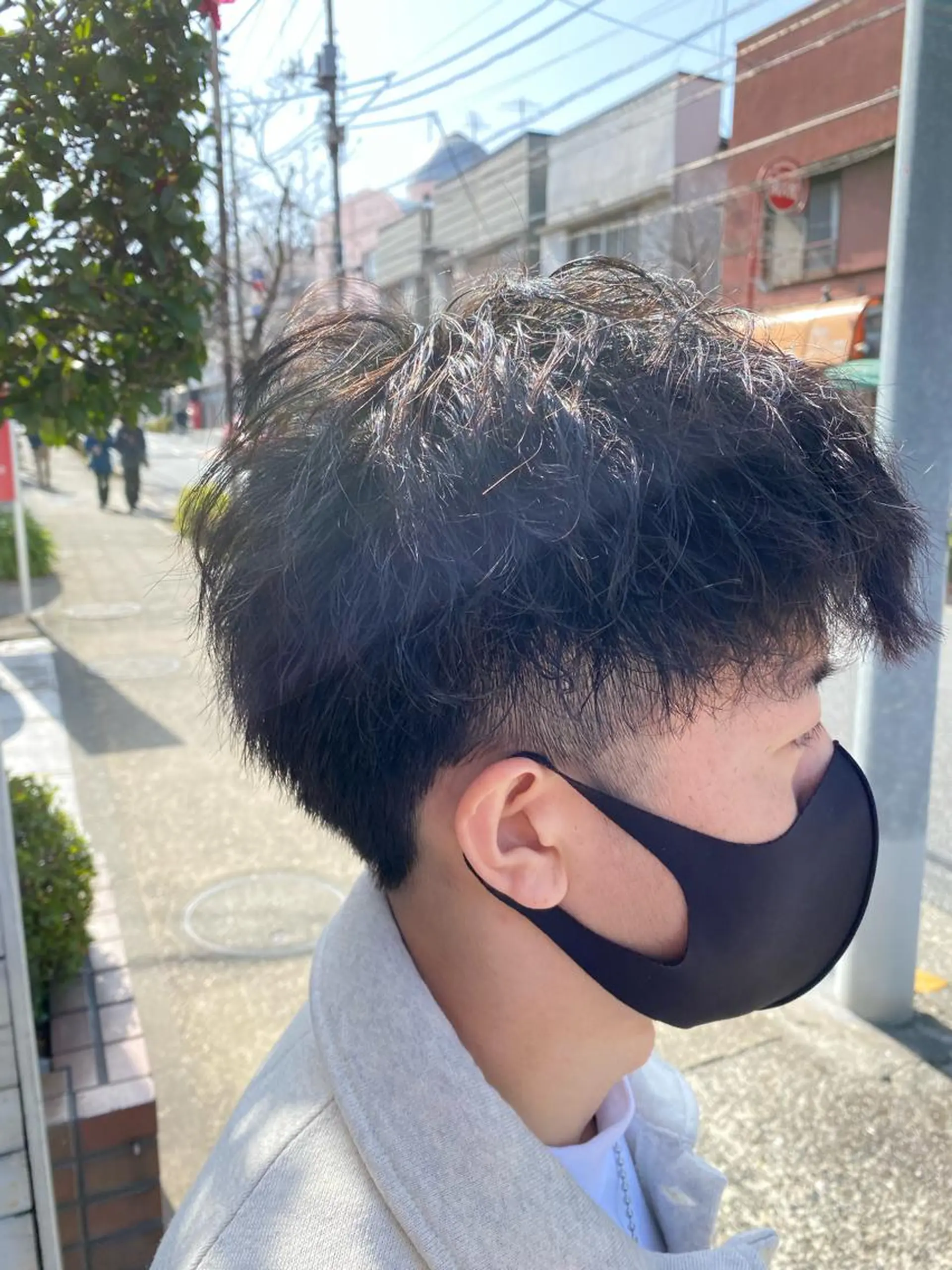 ショート カラー パーマ メンズ メンズパーマ 🌈髪質改善TR 艶カラーユウダイ🌈のヘアスタイル