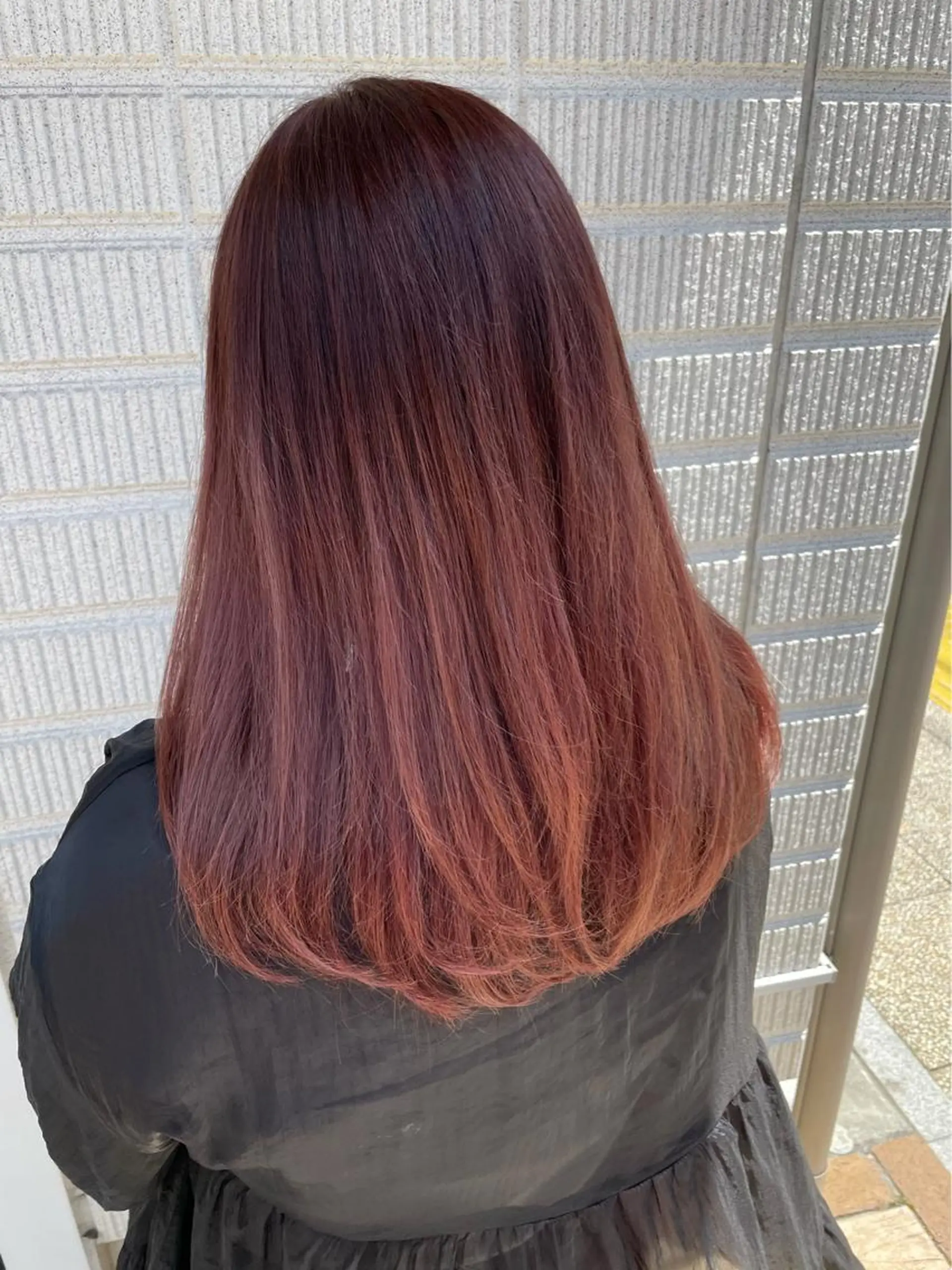 ロング カラー ブラウンカラー ピンクカラー ピンクブラウン 🫧吉田 慶子🫧のヘアスタイル