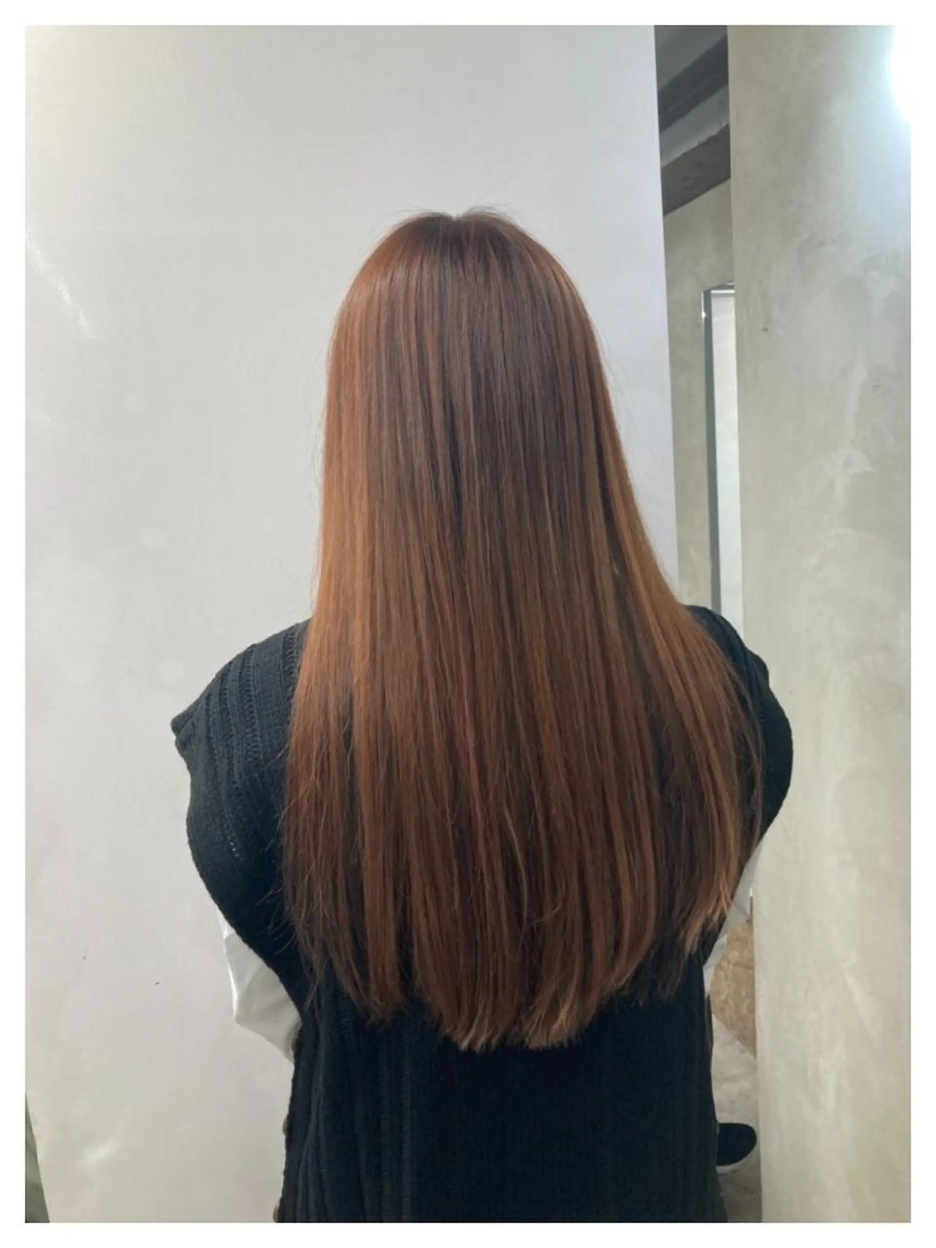 ロング カラー イルミナカラー カット ヘアカラー トリートメント ブリーチ&似合せボブ 田中寛十のヘアスタイル