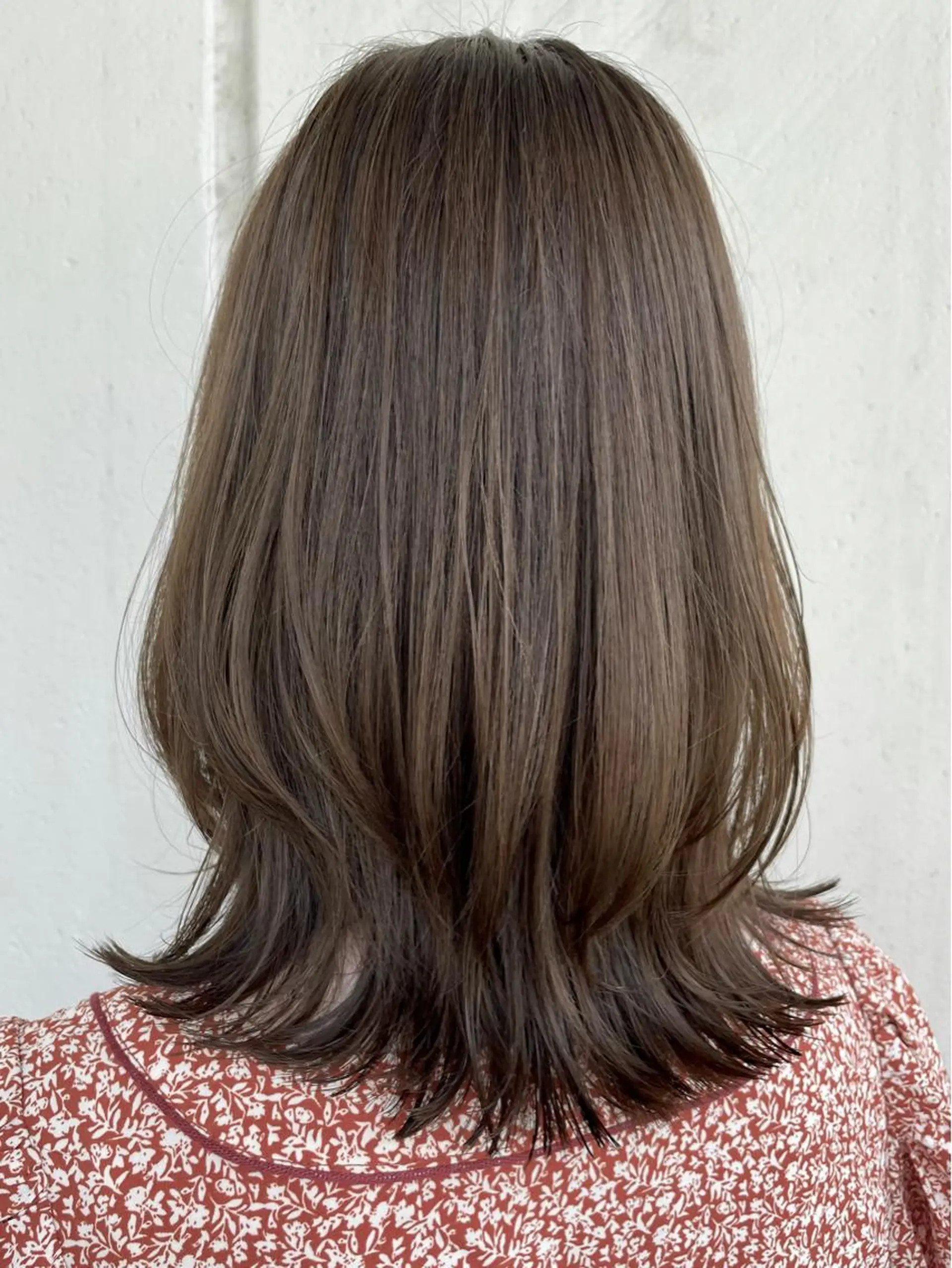 ミディアム カラー ボブ くびれヘア カット ヘアカラー 卒業式受付中🌻 肥田亜沙美のその他イメージ