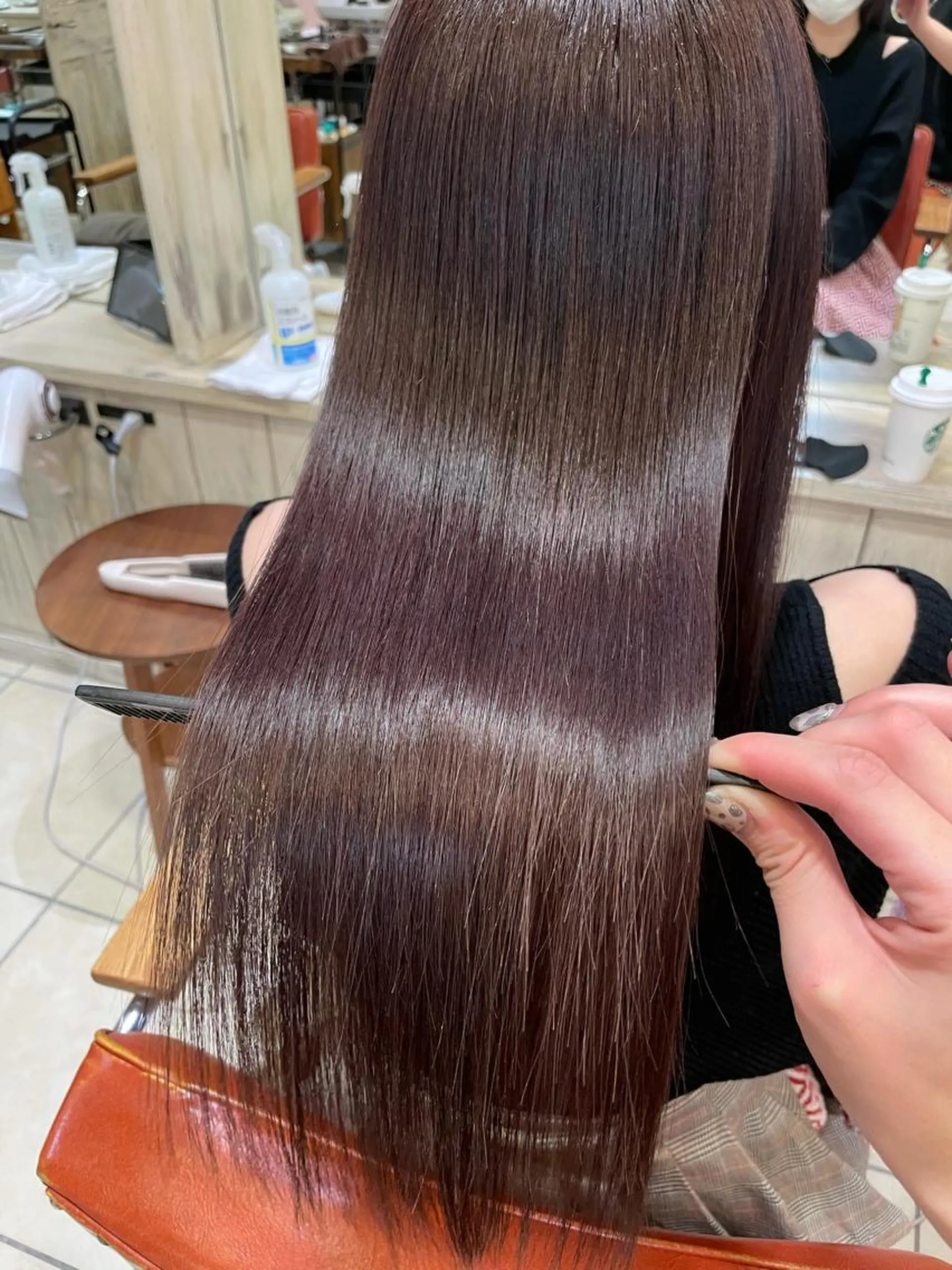 ロング カラー トリートメント ＼脱・うねり& 広がり／gite菊のヘアスタイル