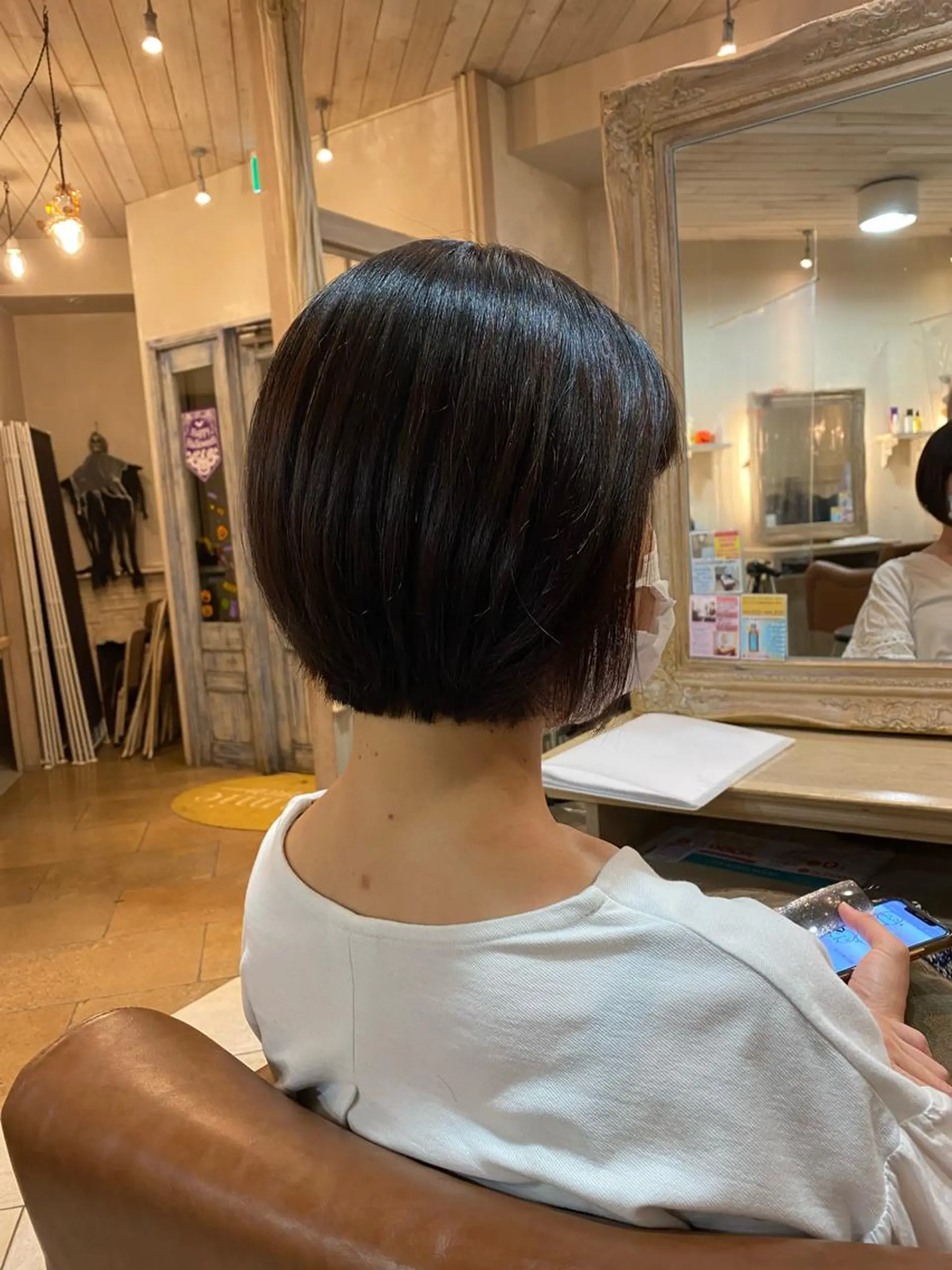 ショート ショートボブ ボブ ショートヘア amie by afloat(エイミーバイアフロート)所属・井上 日菜乃のヘアスタイル