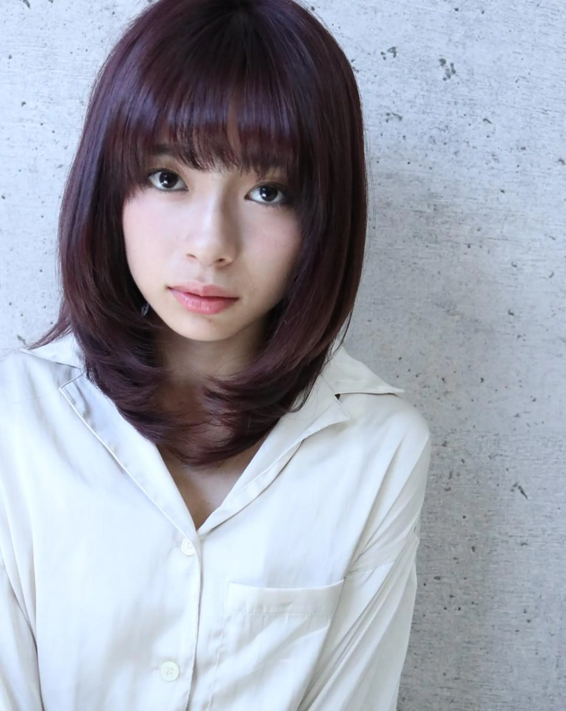 ミディアム カラー ブラウンカラー ピンクカラー ピンクブラウン Maison de  Day&Night所属・統括ディレクター kuriのヘアスタイル