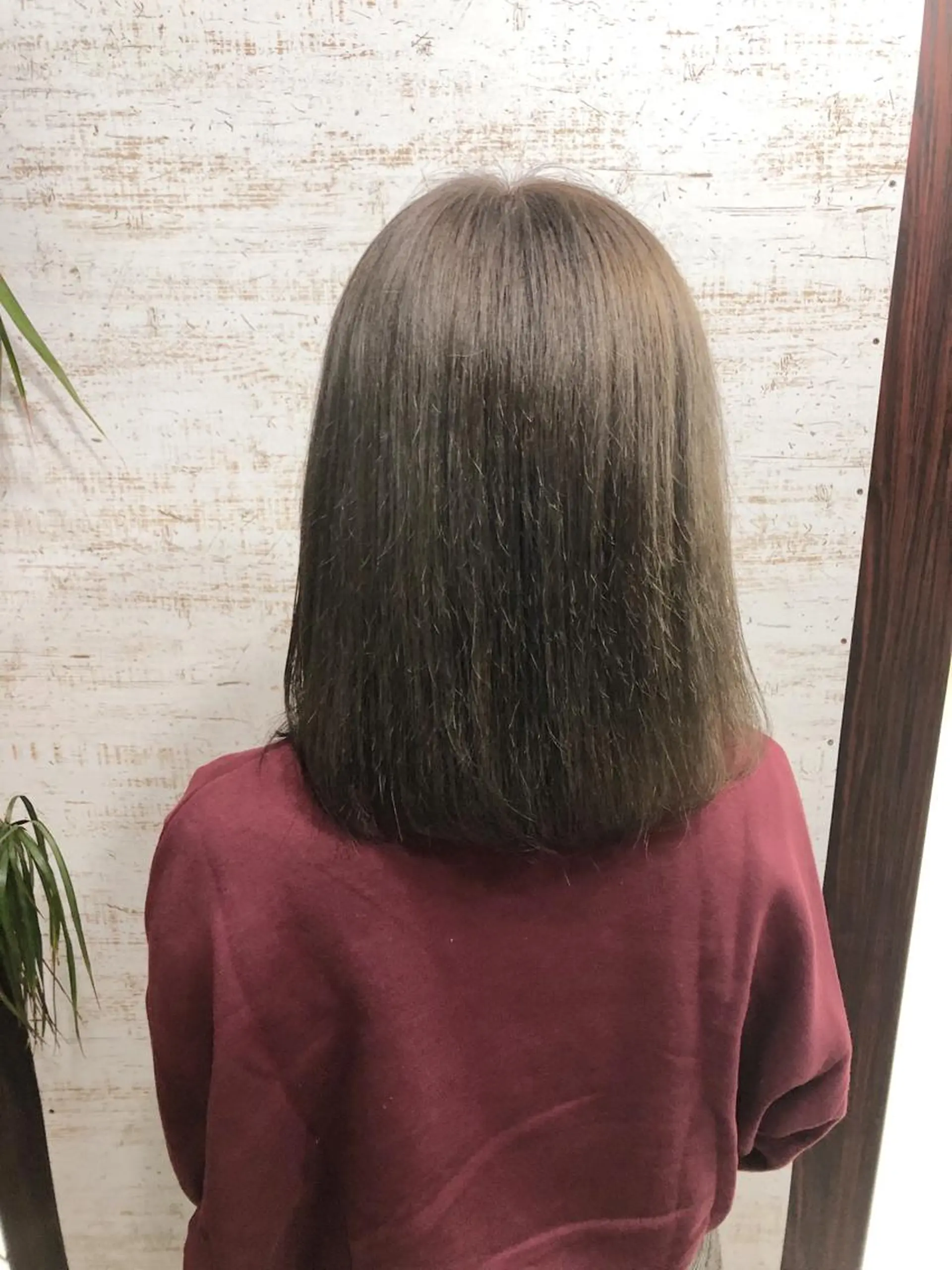 ミディアム カラー ケアブリーチ /髪質 改善/古橋圭史郎のヘアスタイル