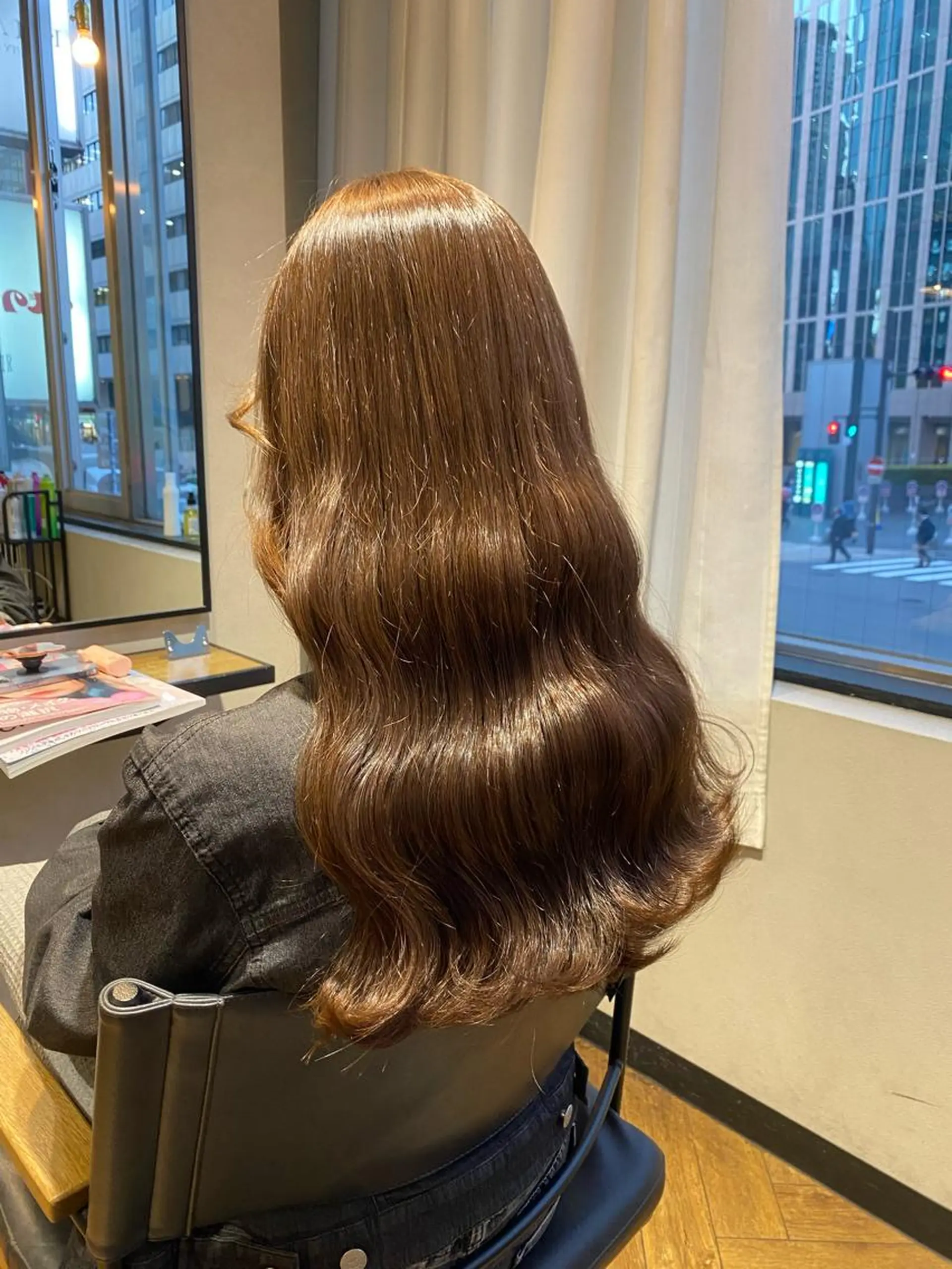 カラー ベージュカラー 木寺 樹莉のヘアスタイル