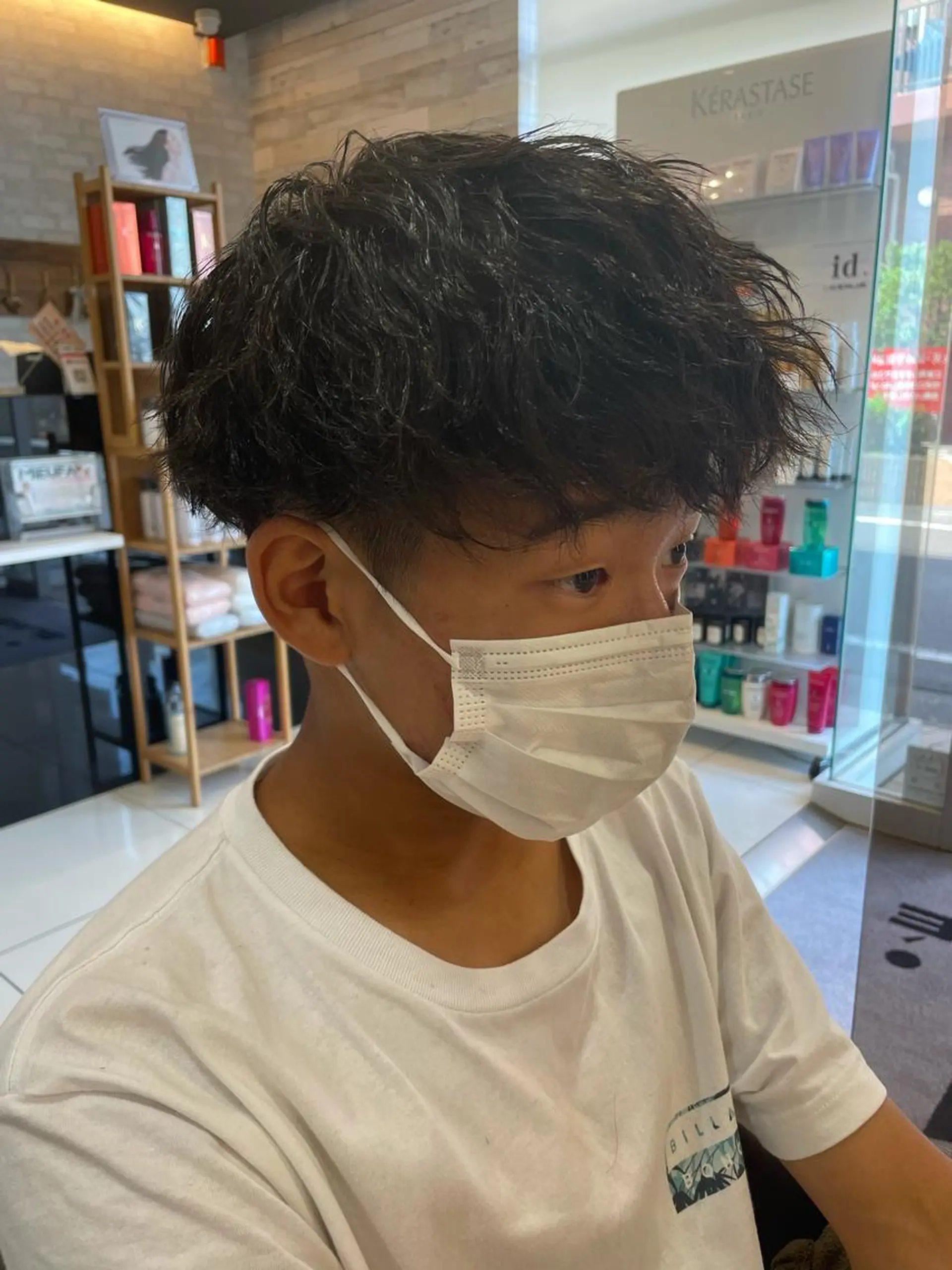 パーマ メンズ ザクザクレイヤー 🍀/ブリーチ/小田のヘアスタイル