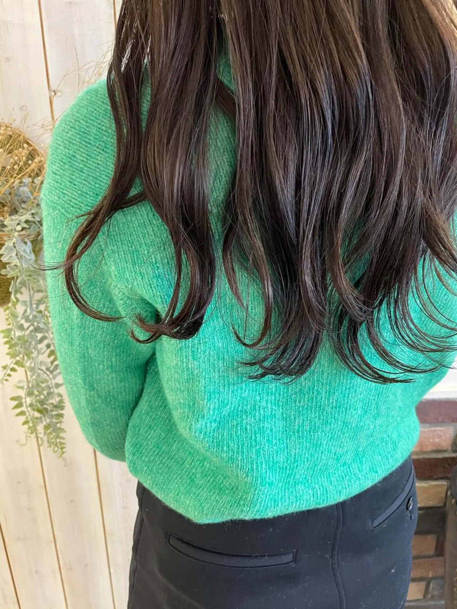 ロング ヘアカラー トリートメント 中井 茅佳のヘアスタイル