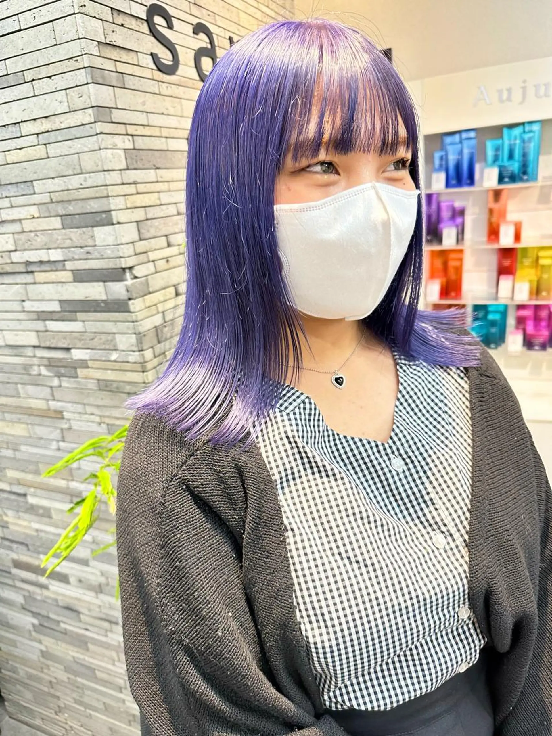 セミロング 今だけカット無料✨ 表参道美容師　井出光のヘアスタイル