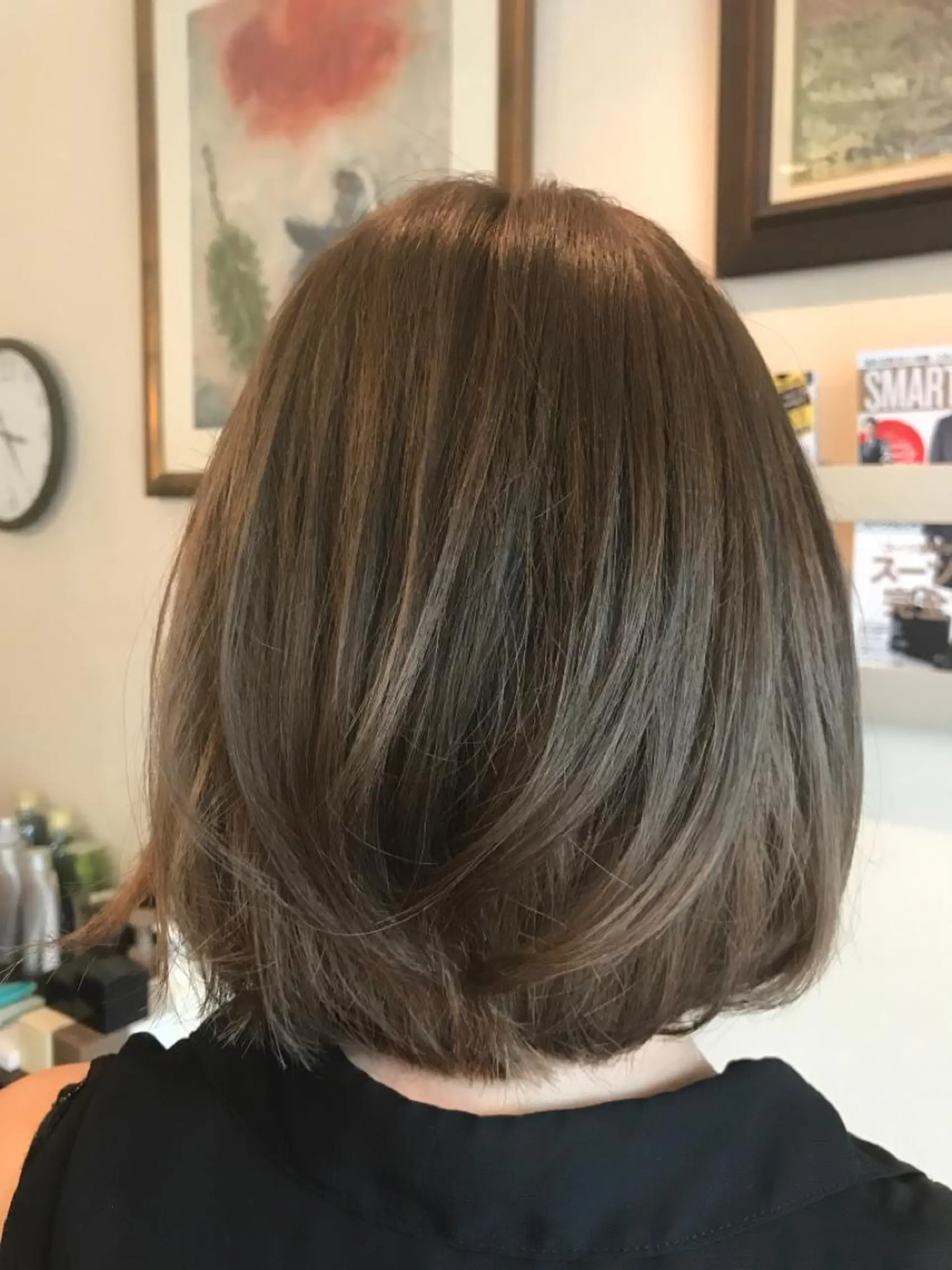 ミディアム カラー Parfait 山本のヘアスタイル