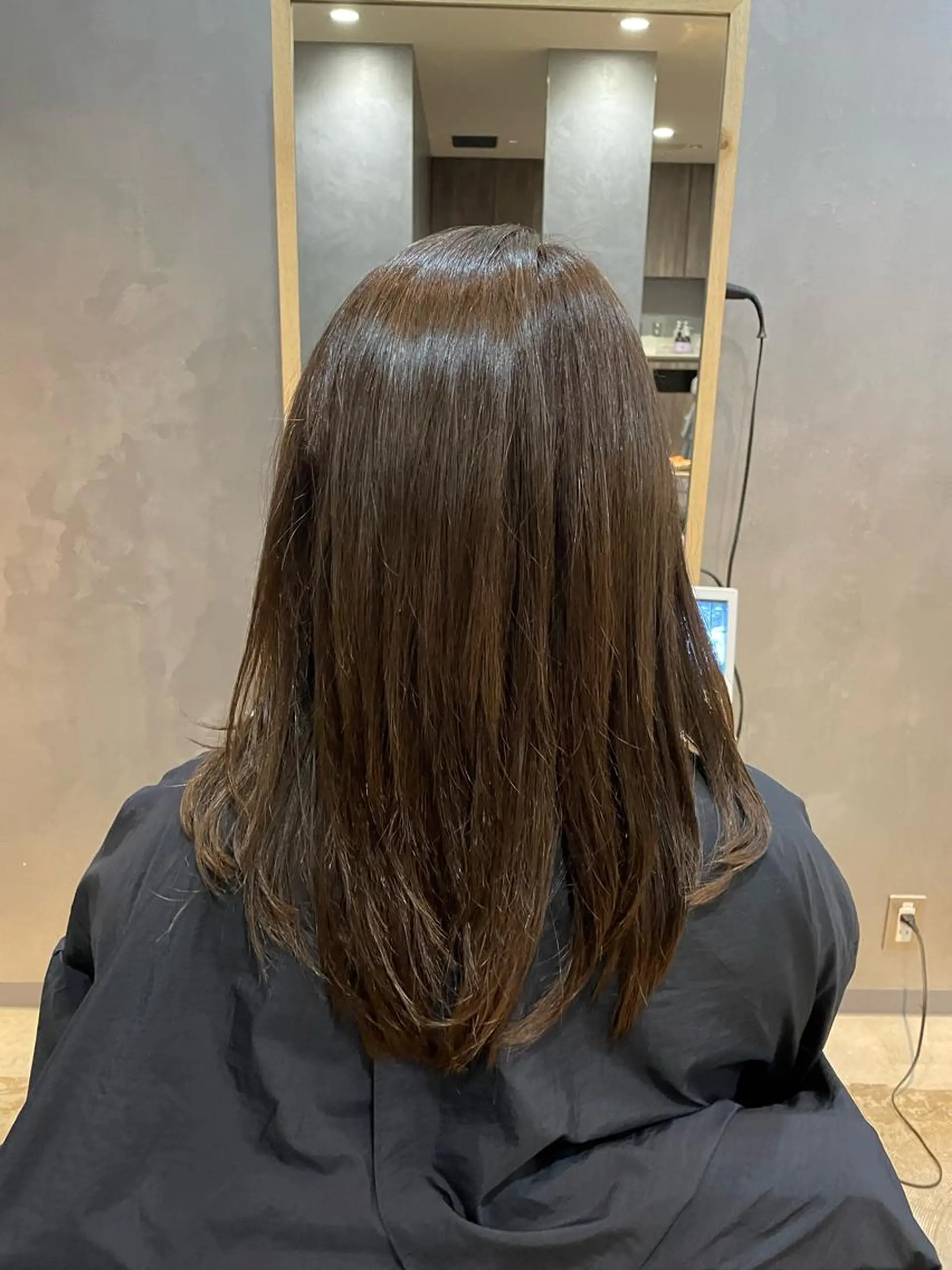 セミロング 上村 颯のヘアスタイル