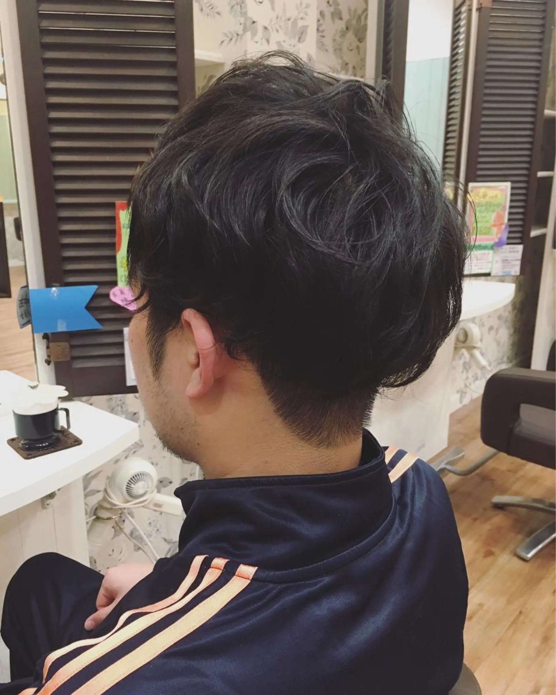 パーマ メンズ マッシュ メンズパーマ ビーズアモール 豊田店のヘアスタイル