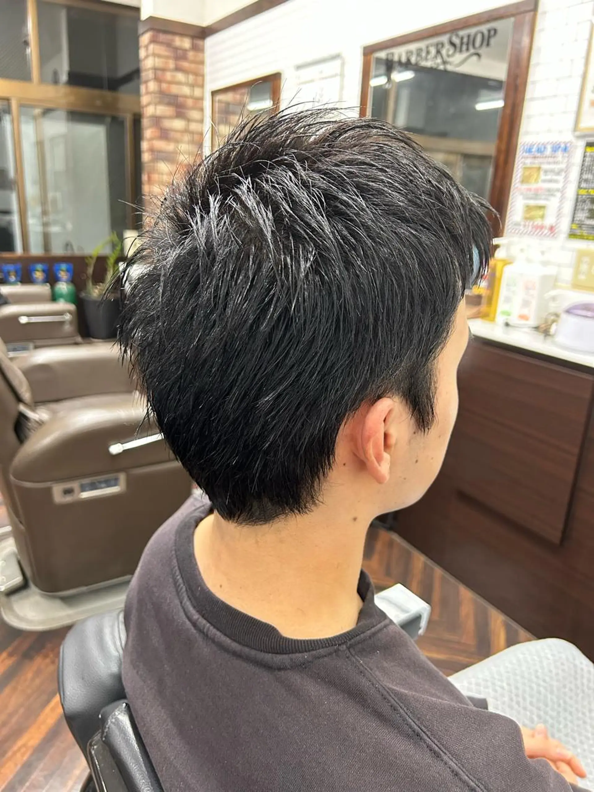 ショート メンズ スパイキーショート 刈り上げ ショートヘア B.B.Cams西原店所属・無料モデル募集中‼️ 安座間💈のヘアスタイル