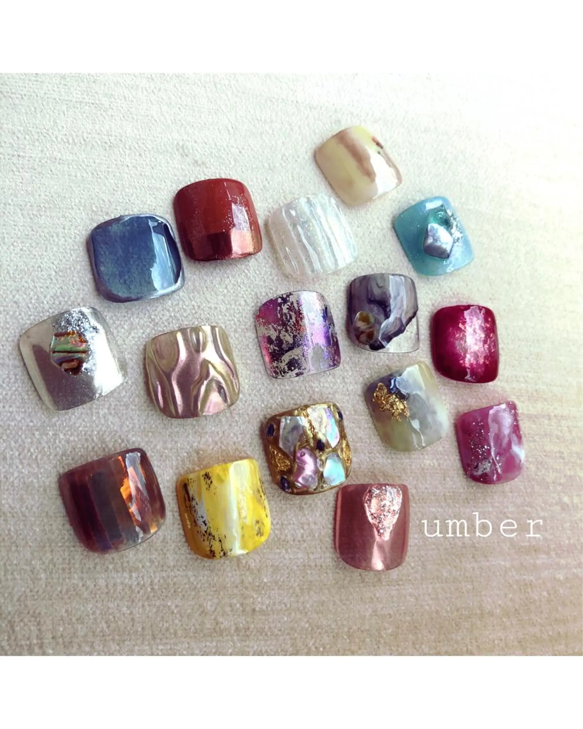 ネイル アートネイル クリアネイル フットネイル マグネットネイル メンズネイル ハンドネイル umber 三茶1分のネイルデザイン