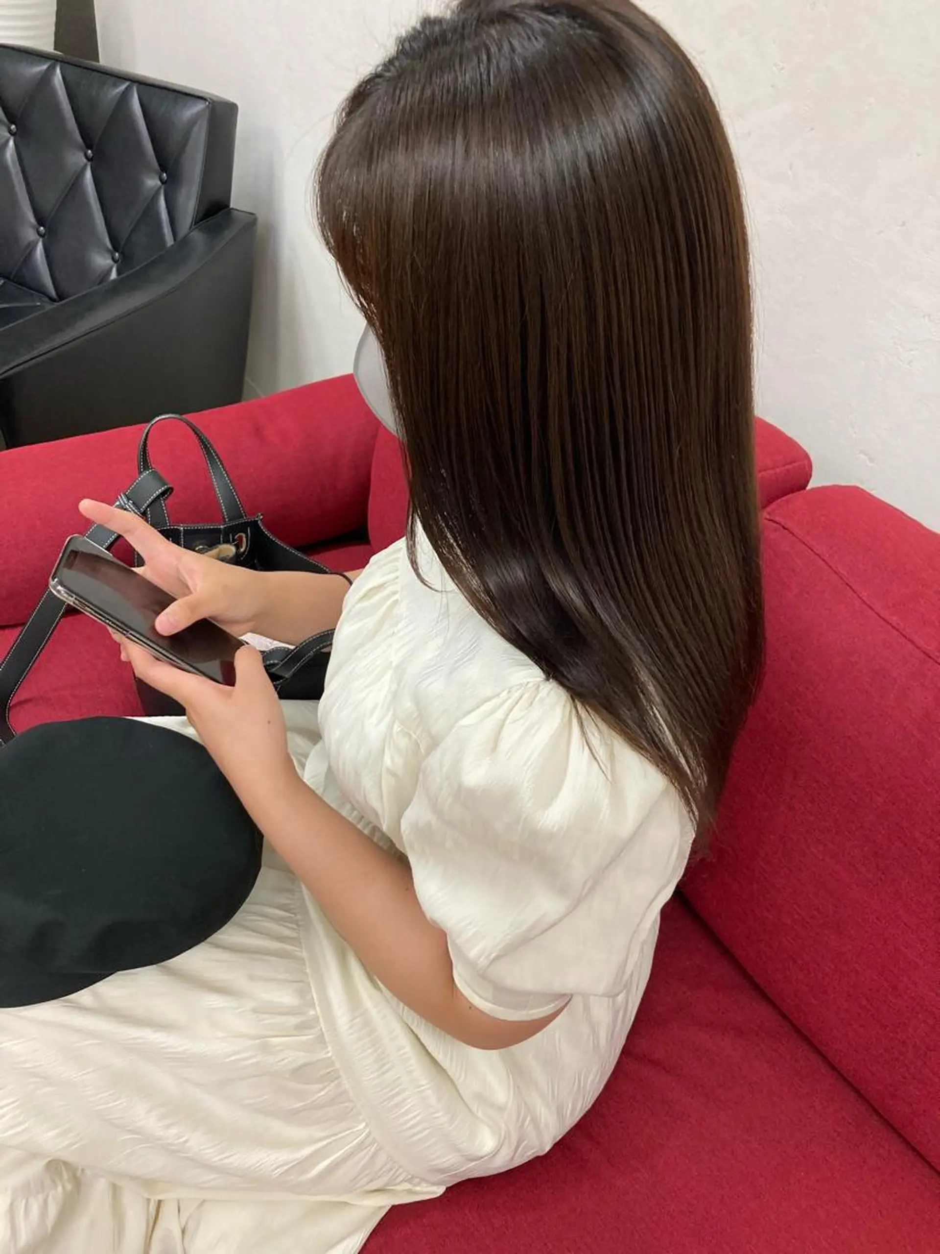 ロング 髪質改善 トリートメント nono/パーマ /顔まわりカット🐈のヘアスタイル