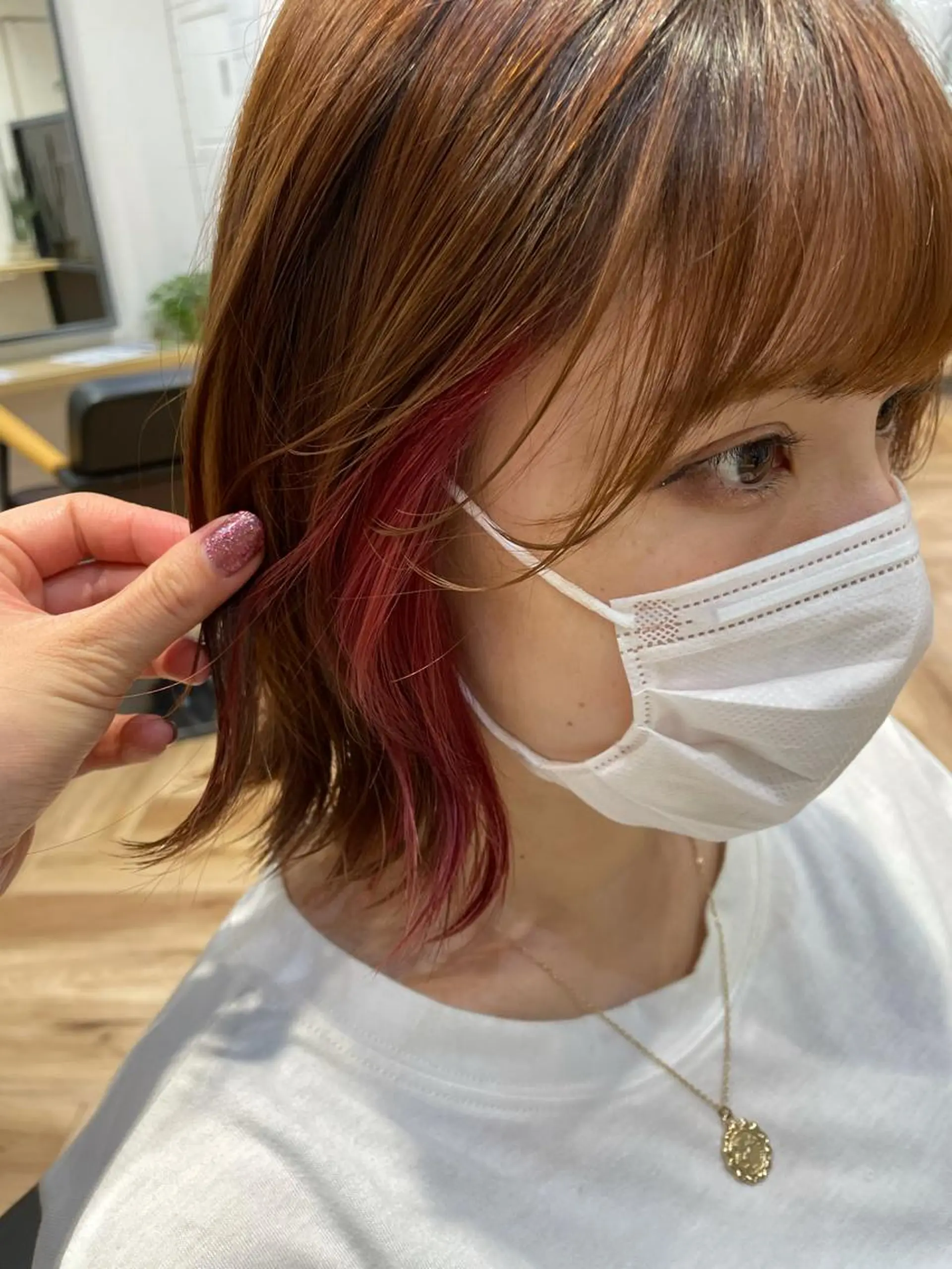 ミディアム もり まりものヘアスタイル