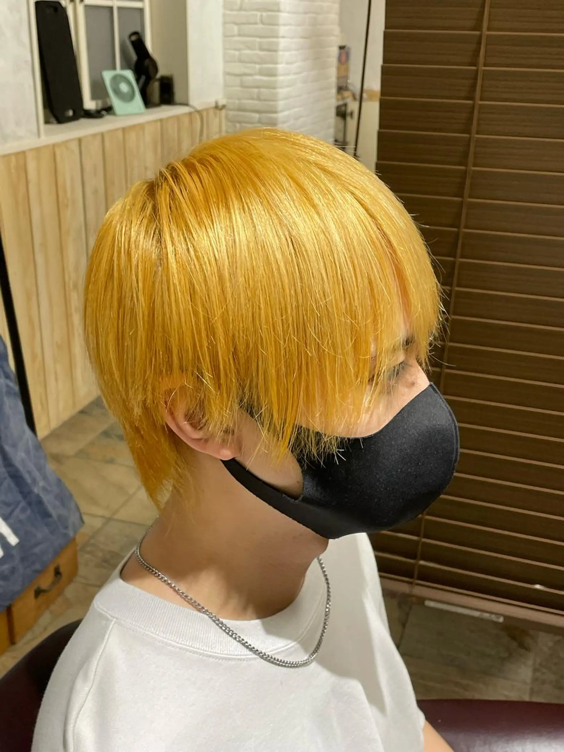 メンズ メンズウルフカット ウルフカット カット 榎戸 怜真のヘアスタイル