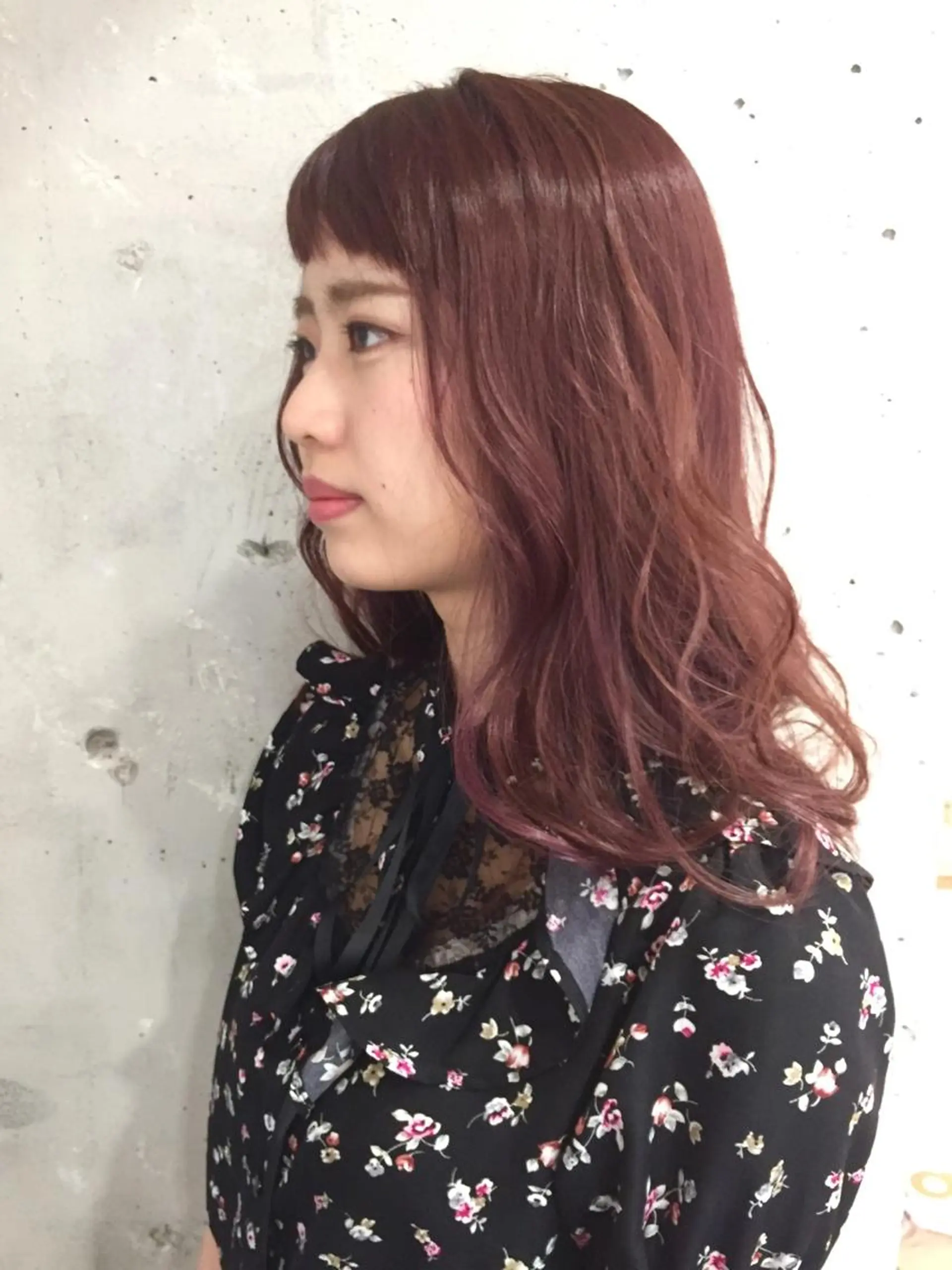 ロング カット ヘアカラー to heart 十三店所属・稲田 結衣夏のヘアスタイル