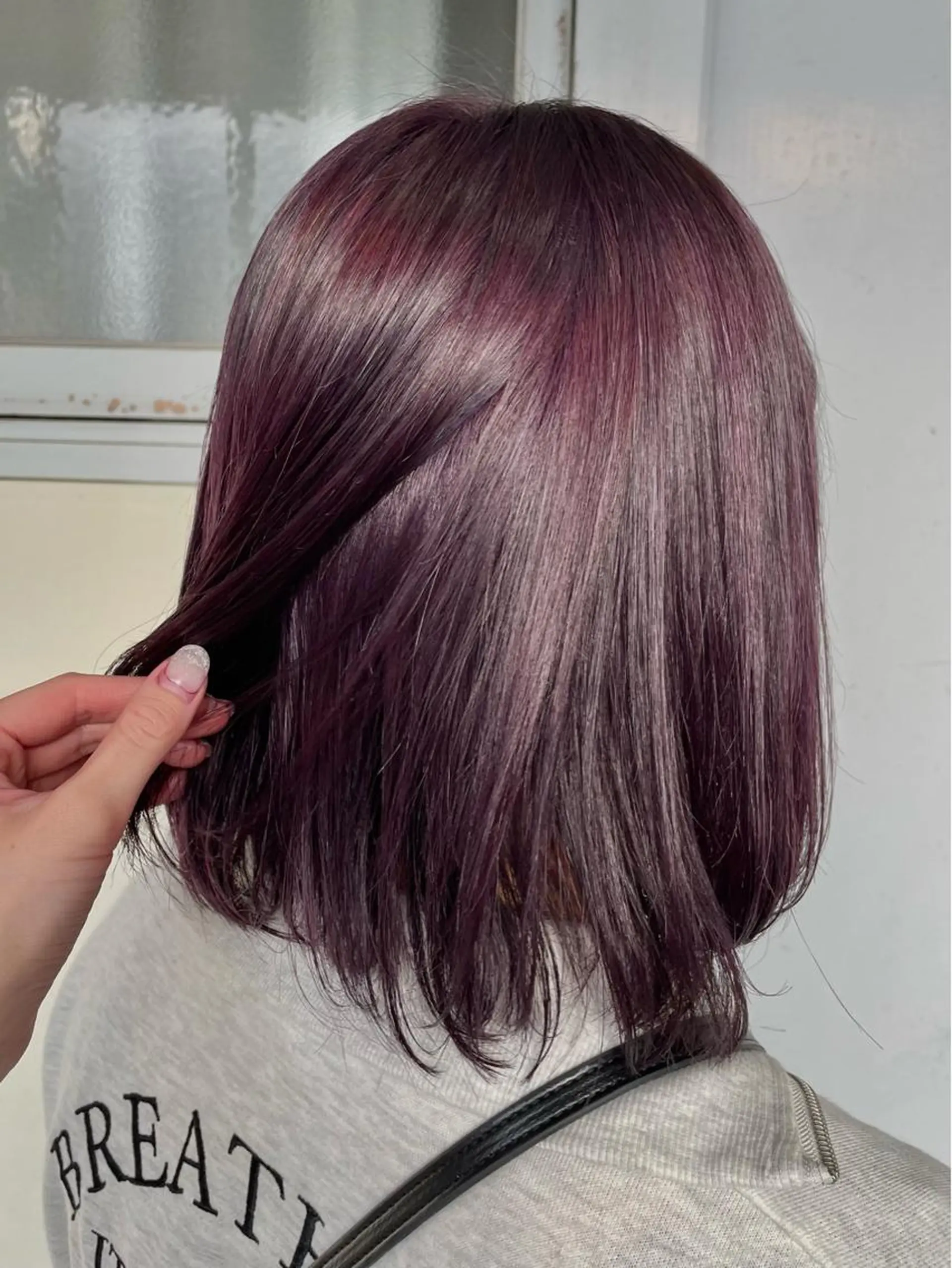 ミディアム カラー ヘアアレンジ maoブリーチ無し 似合わせカラーのヘアスタイル