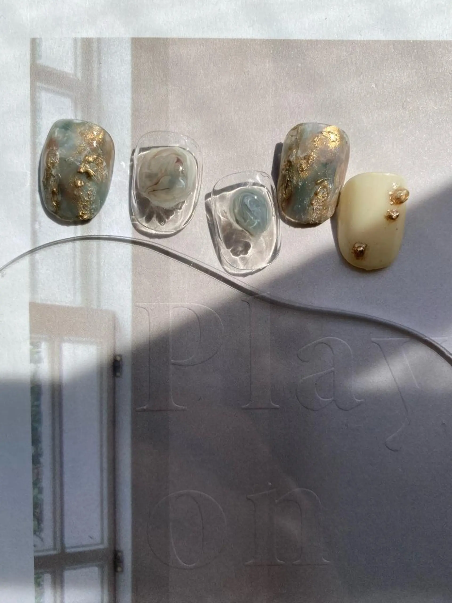 ネイル ハンドネイル 草加ニュアンスネイル 🌚hersのネイルデザイン