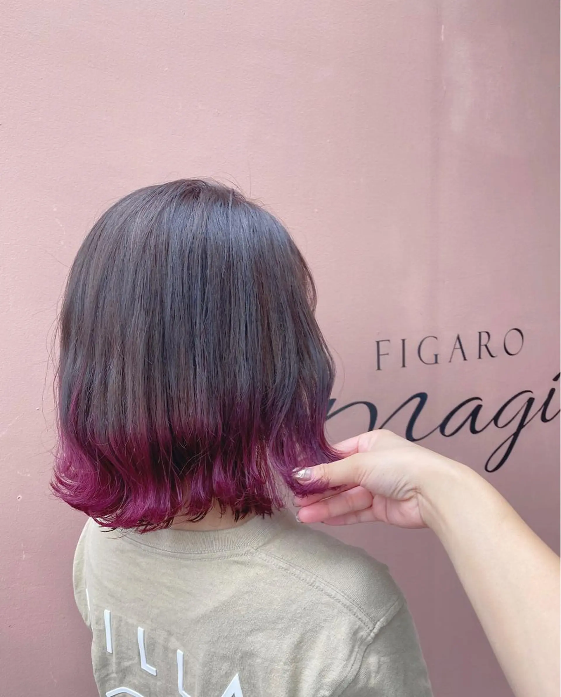 ミディアム カラー JILL ユキのヘアスタイル